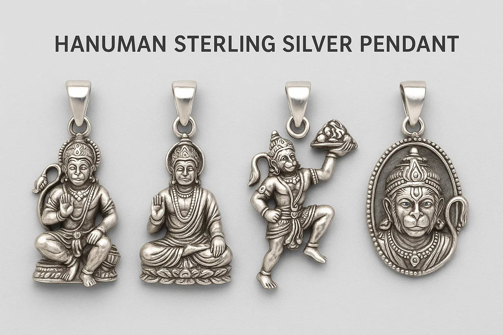 buy Hanuman sterling silver pendant near me