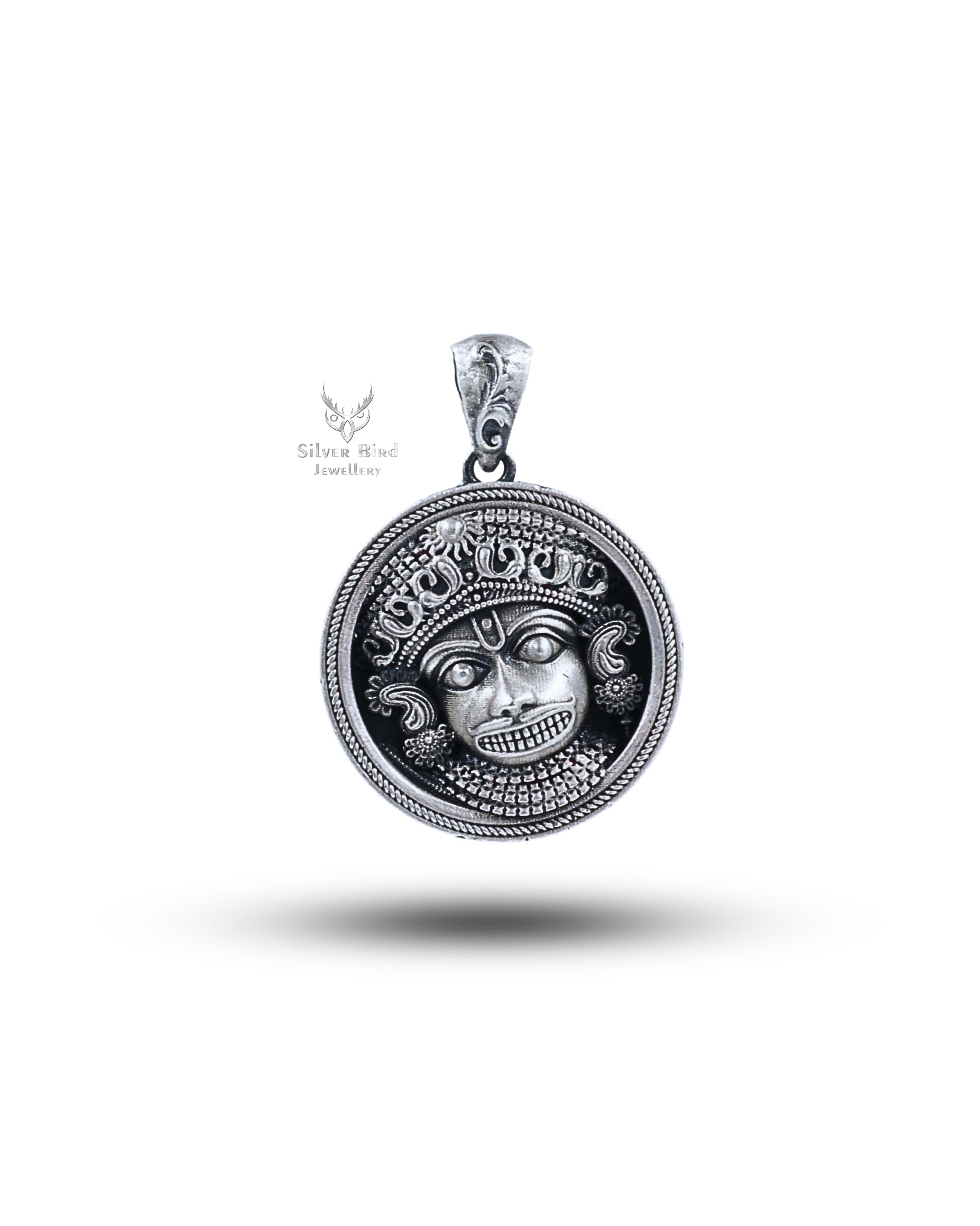 Sarangpur hanuman Mukharvind 925 Sterling Silver Pendant