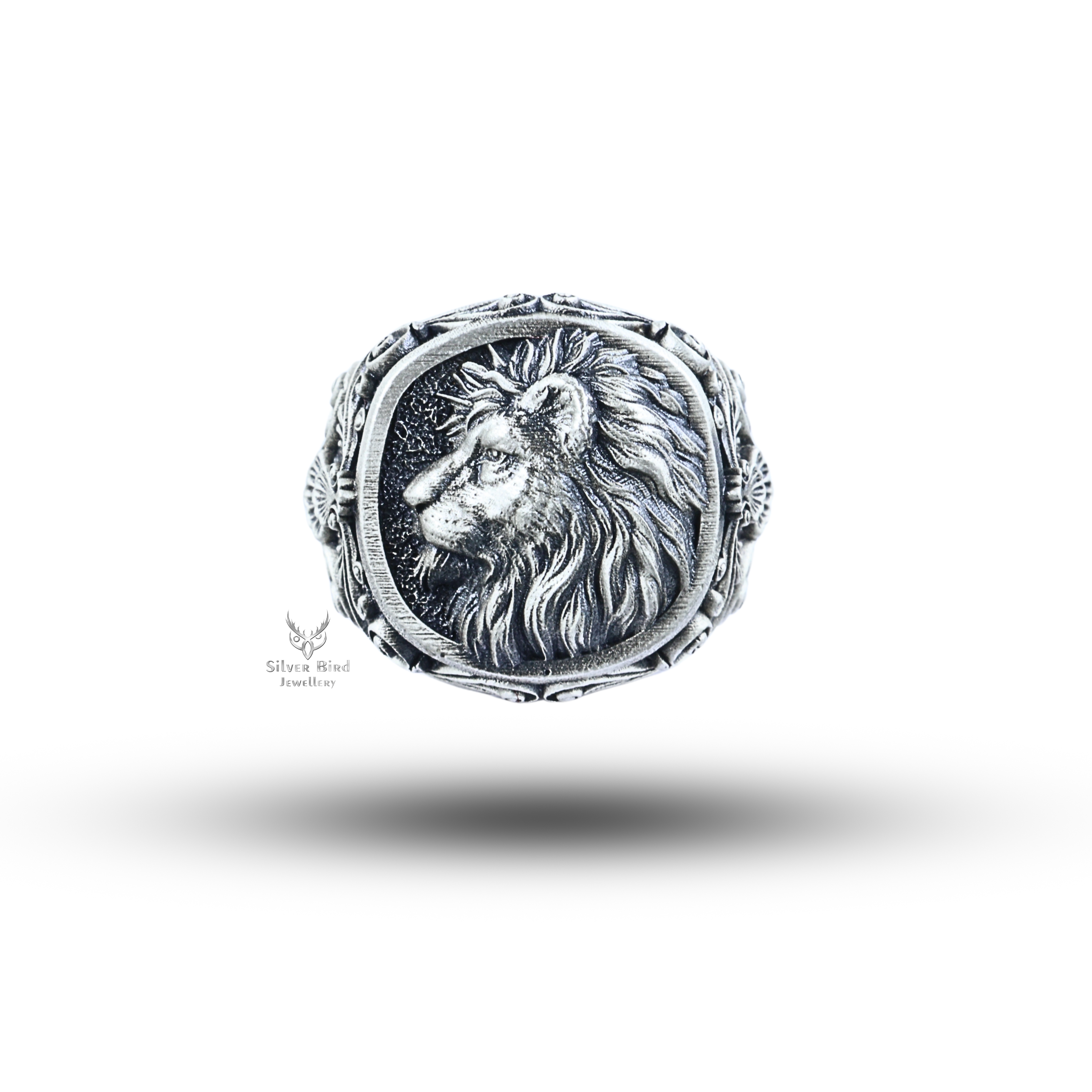 African Lion 925 Sterling Silver Ring
