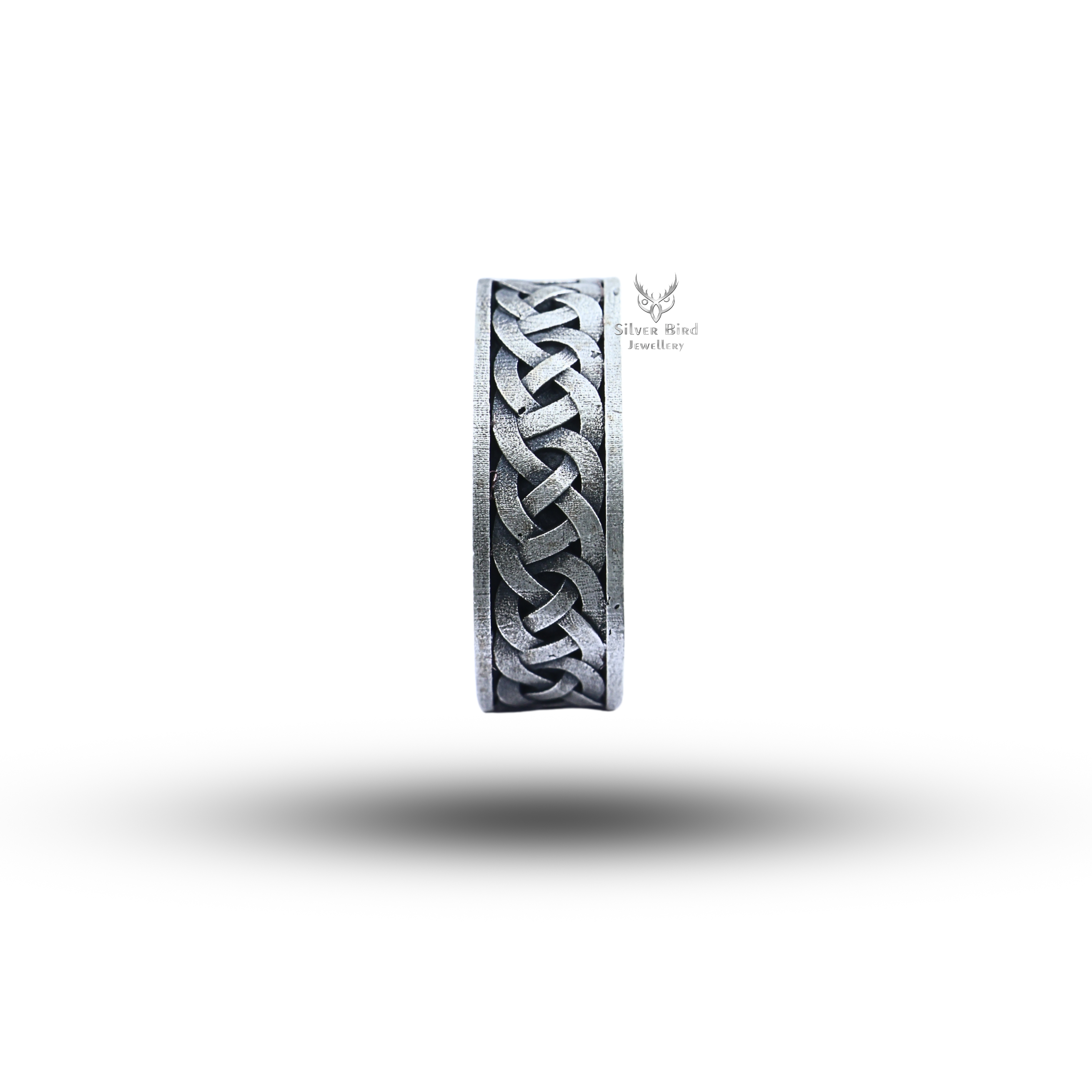 Viking Knot 925 Sterling Silver Band