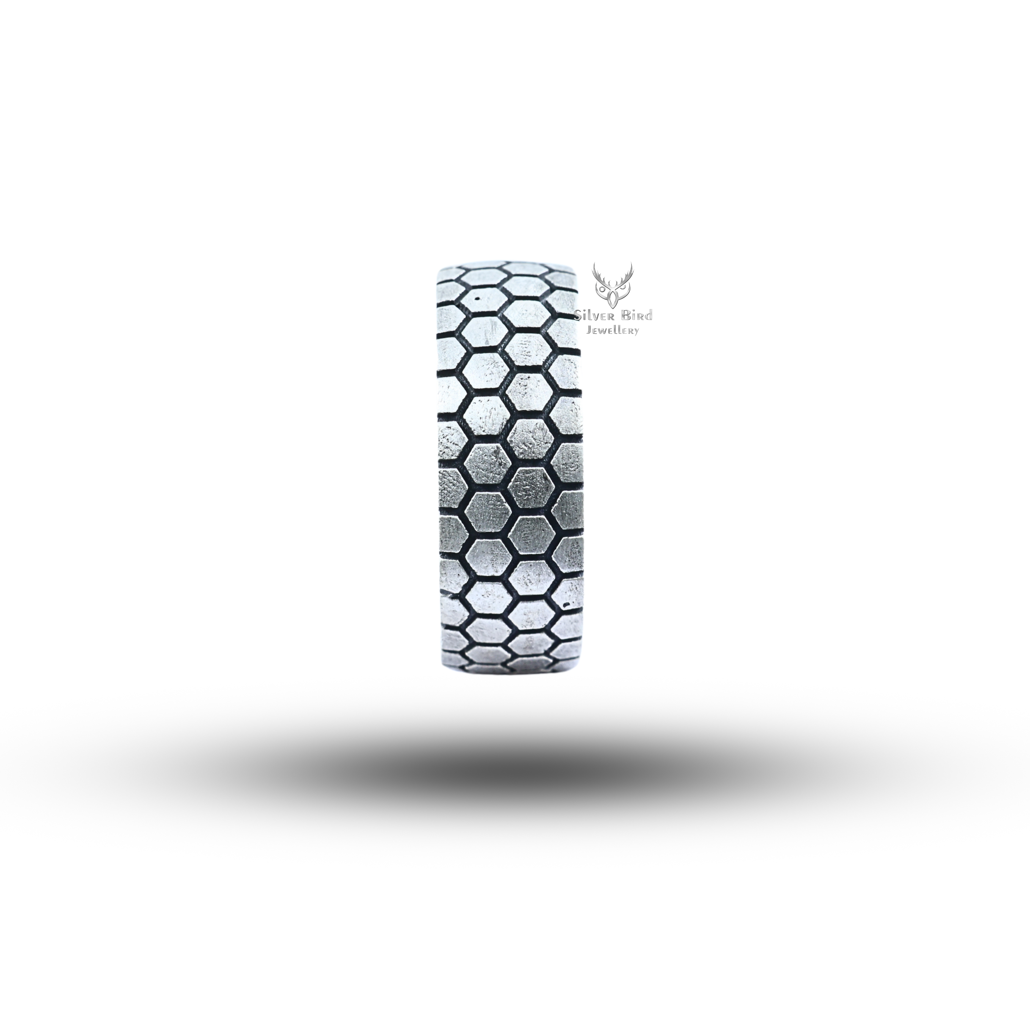 Turtle Shell 925 Sterling Silver Band