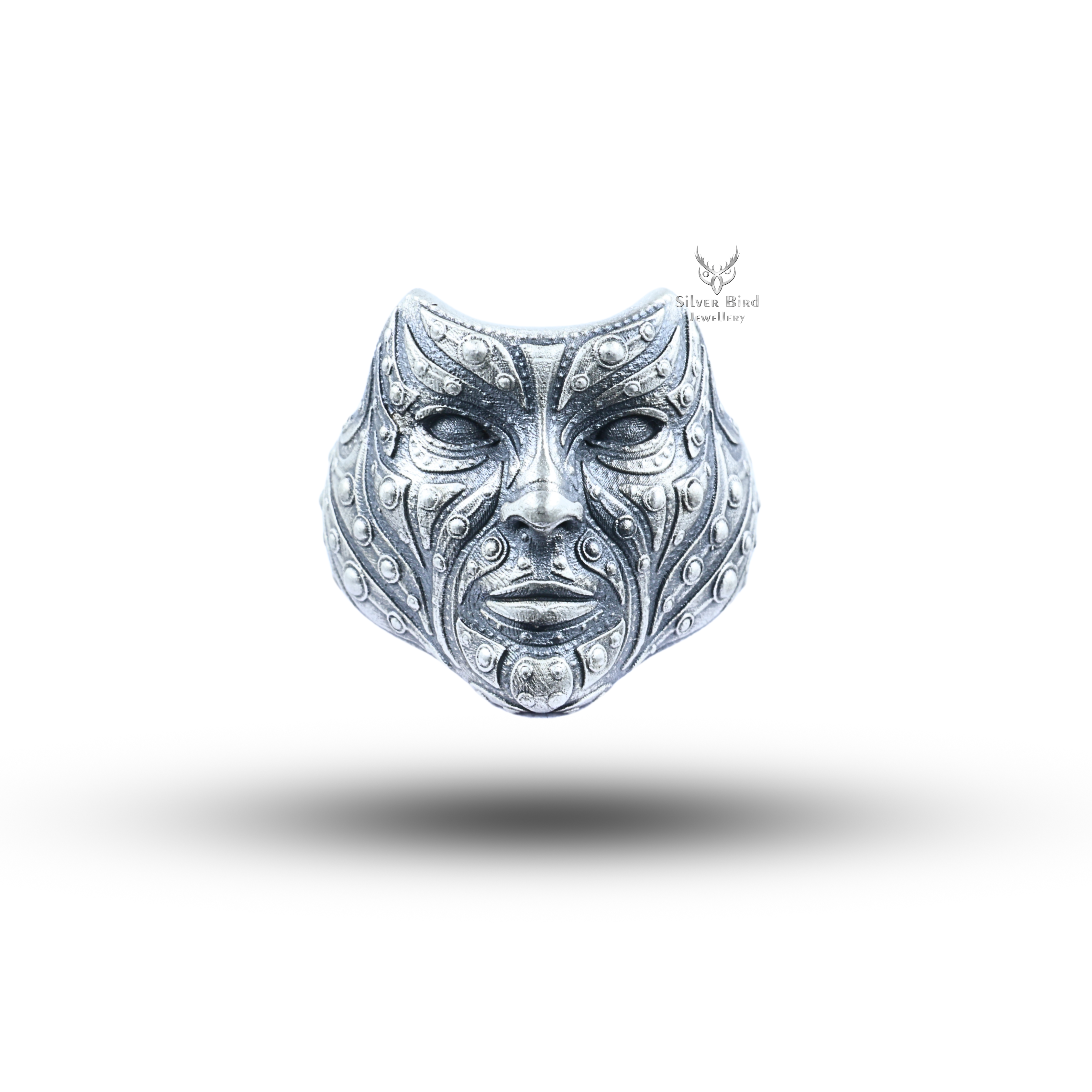 Bob Face 925 Sterling Silver Men Ring