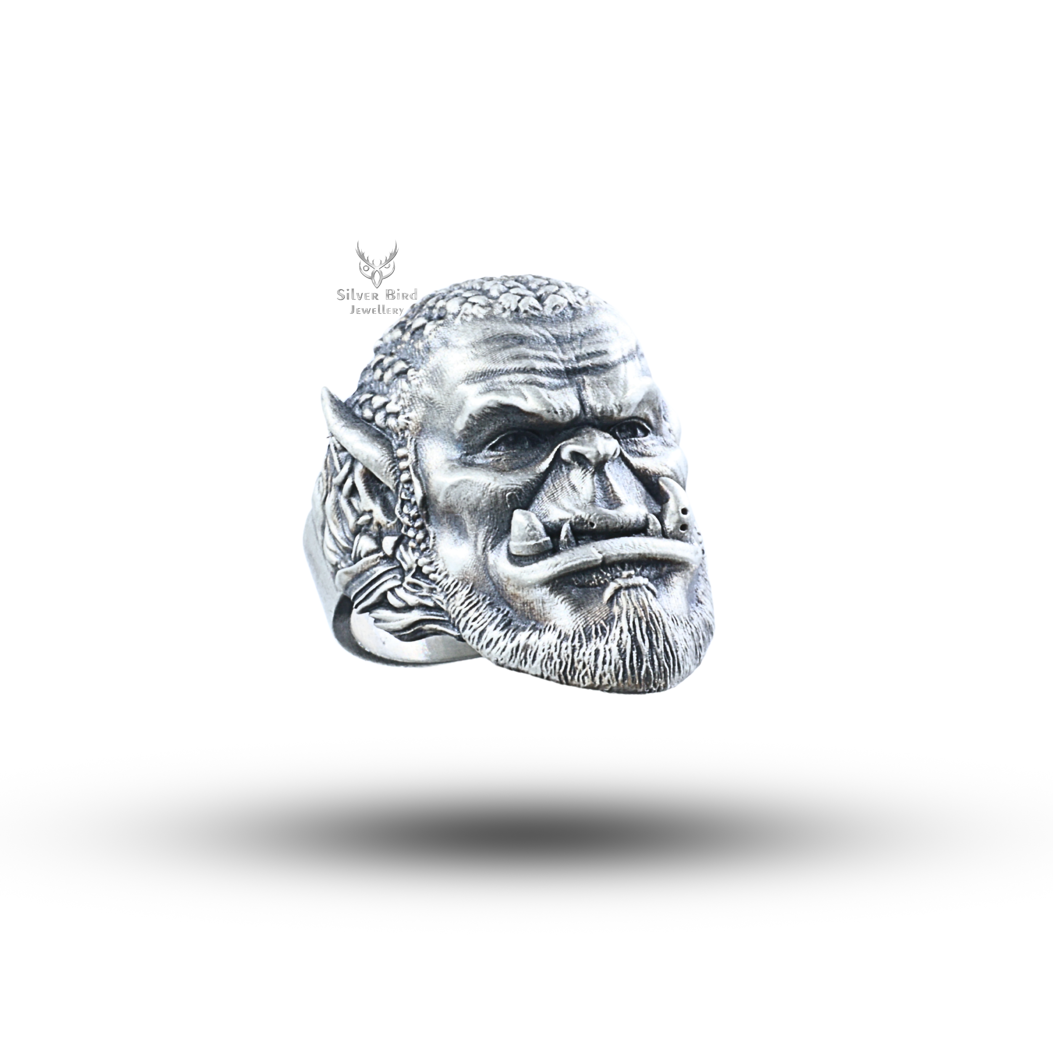 Durotan 925 Sterling Silver Rider Ring
