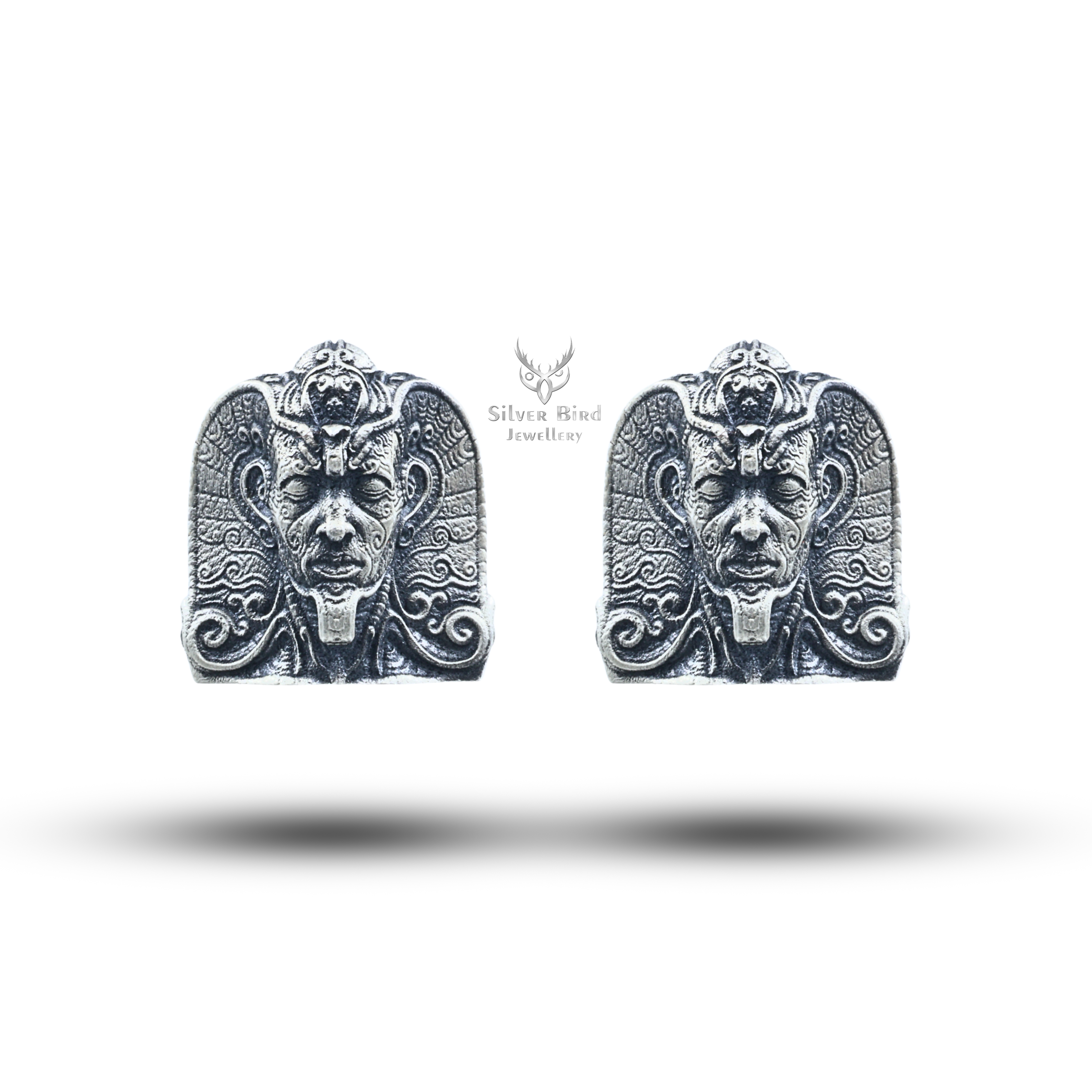 Pharoah 925 Sterling Silver Cufflinks