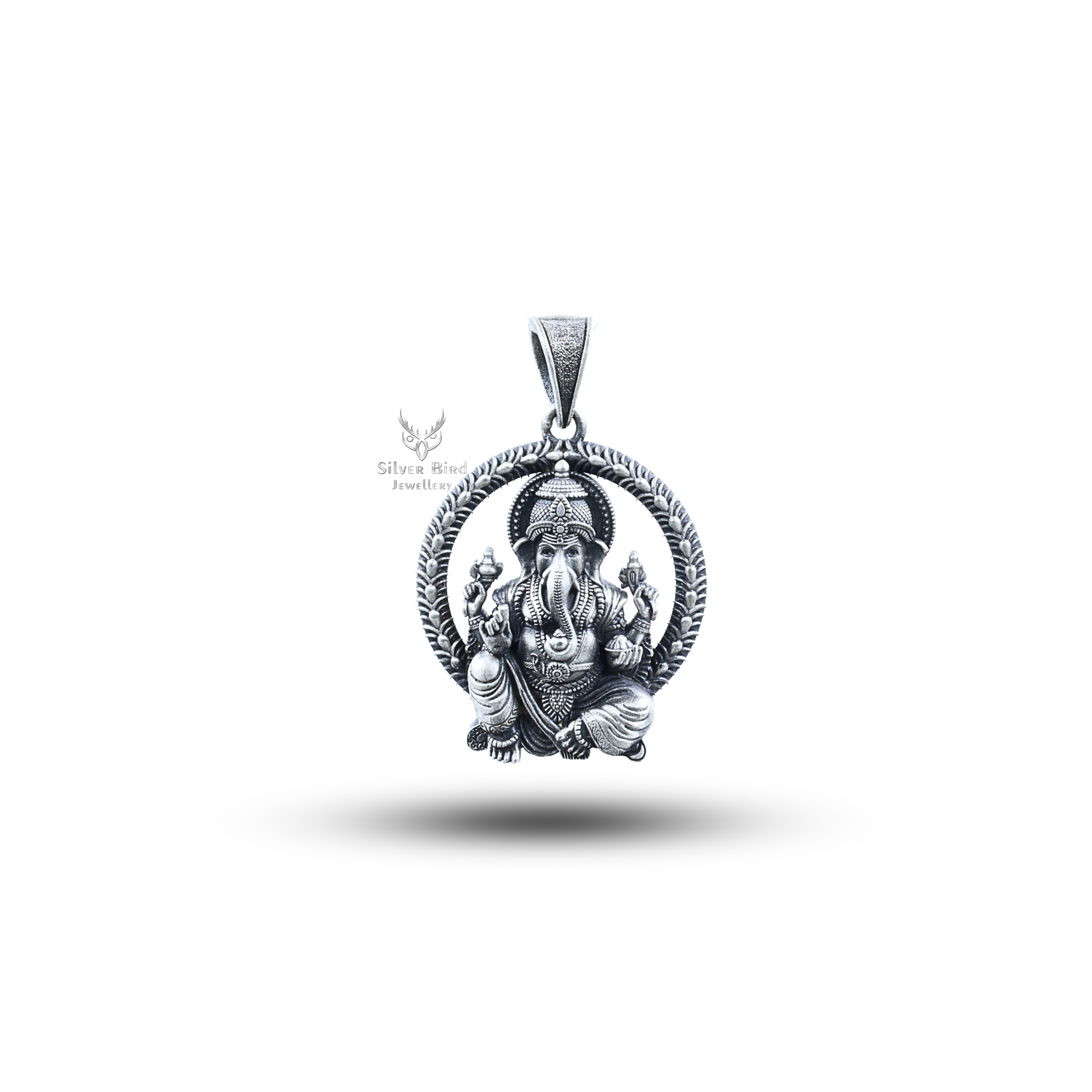 Ganpati 925 Sterling Silver Pendant