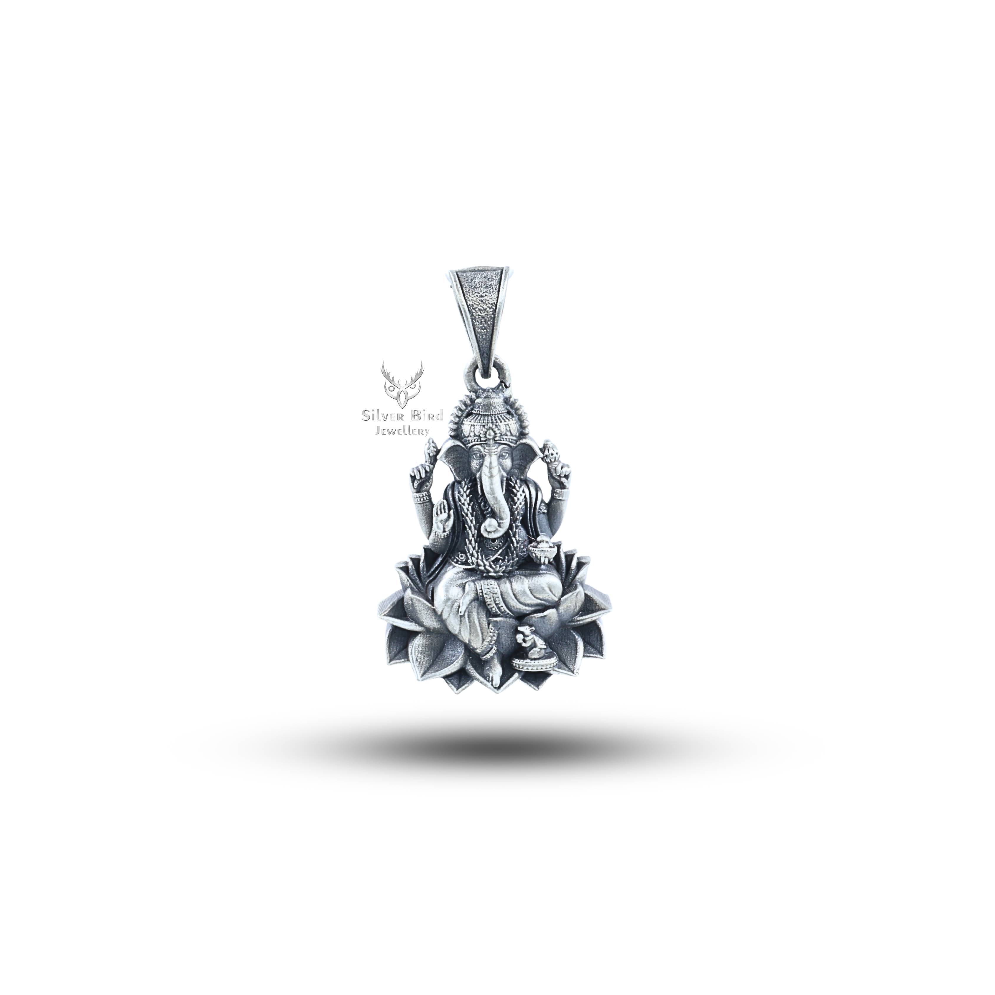 Ganesha 925 Sterling Silver Pendant