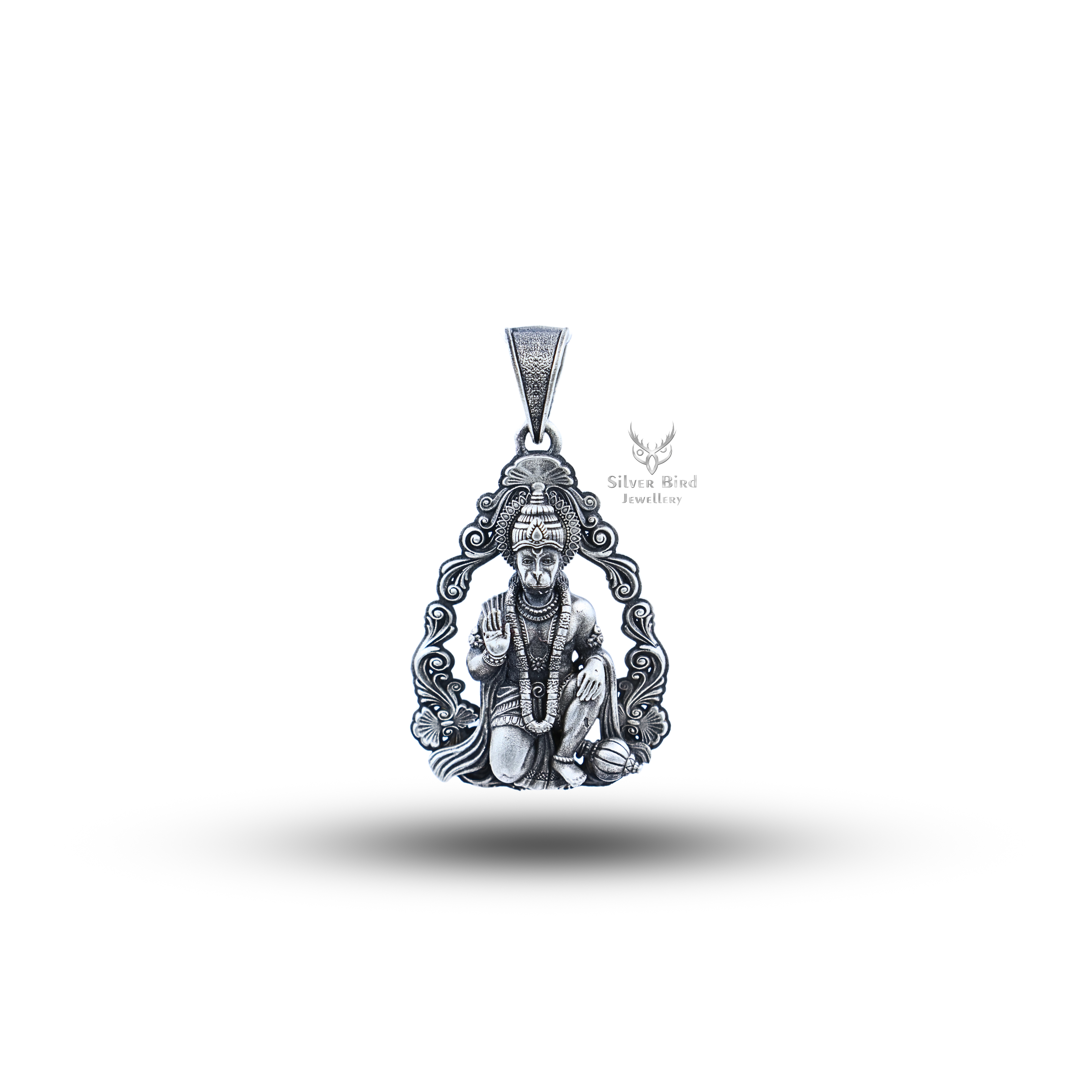 HanumanJi 925 Sterling Silver Pendant