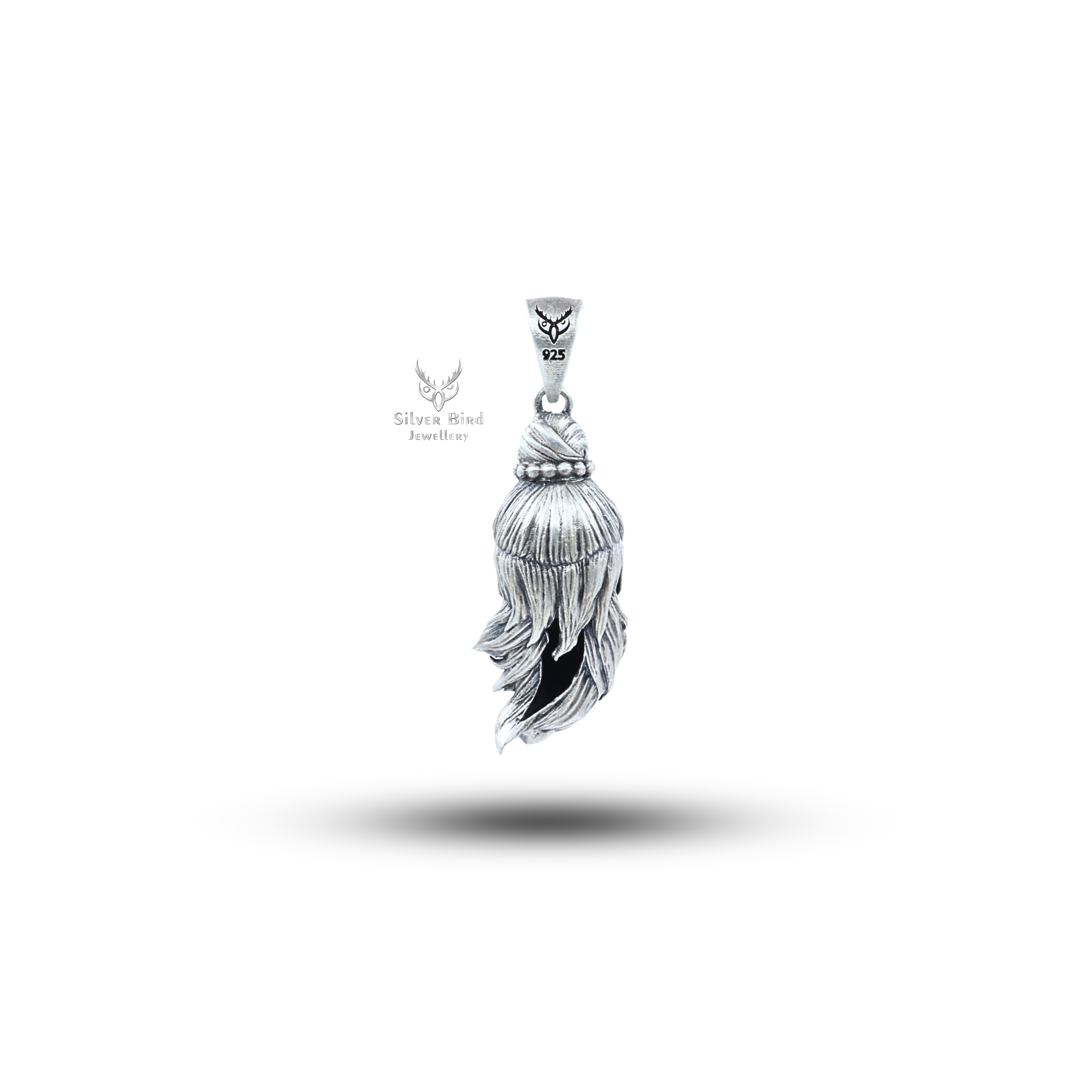 Yogi Hanuman Evil Protector 925 Sterling Silver Pendant