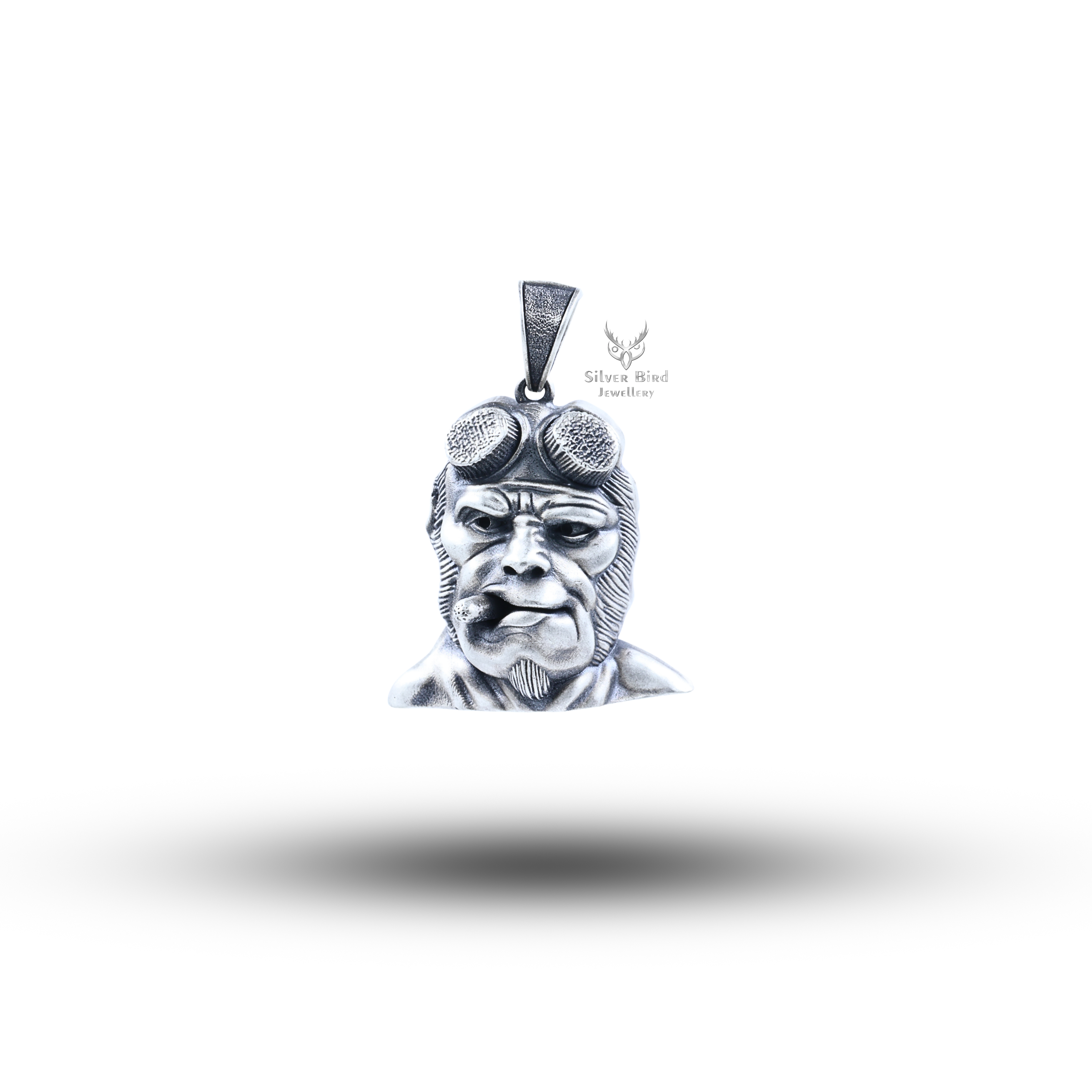 Hellboy 925 Sterling Silver Pendant