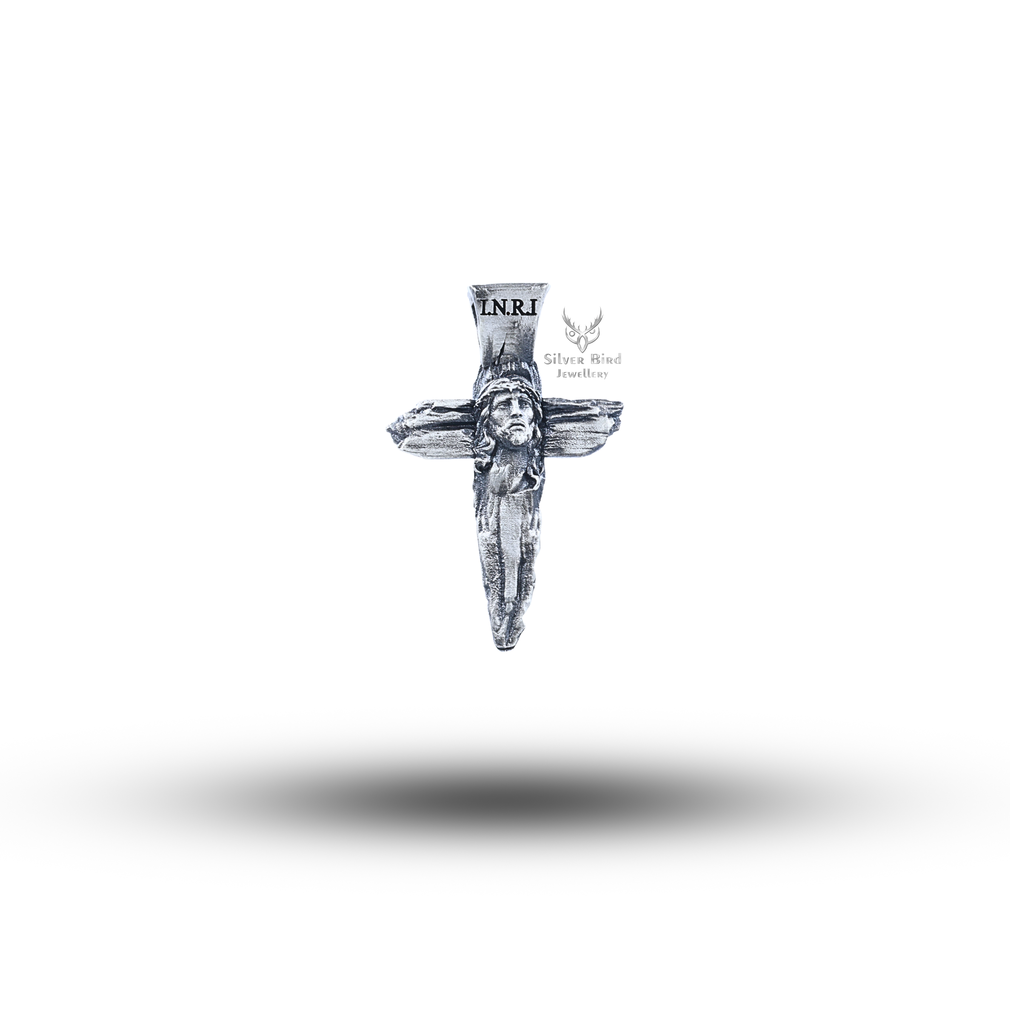 Jesus on Cross 925 Sterling Silver Pendant