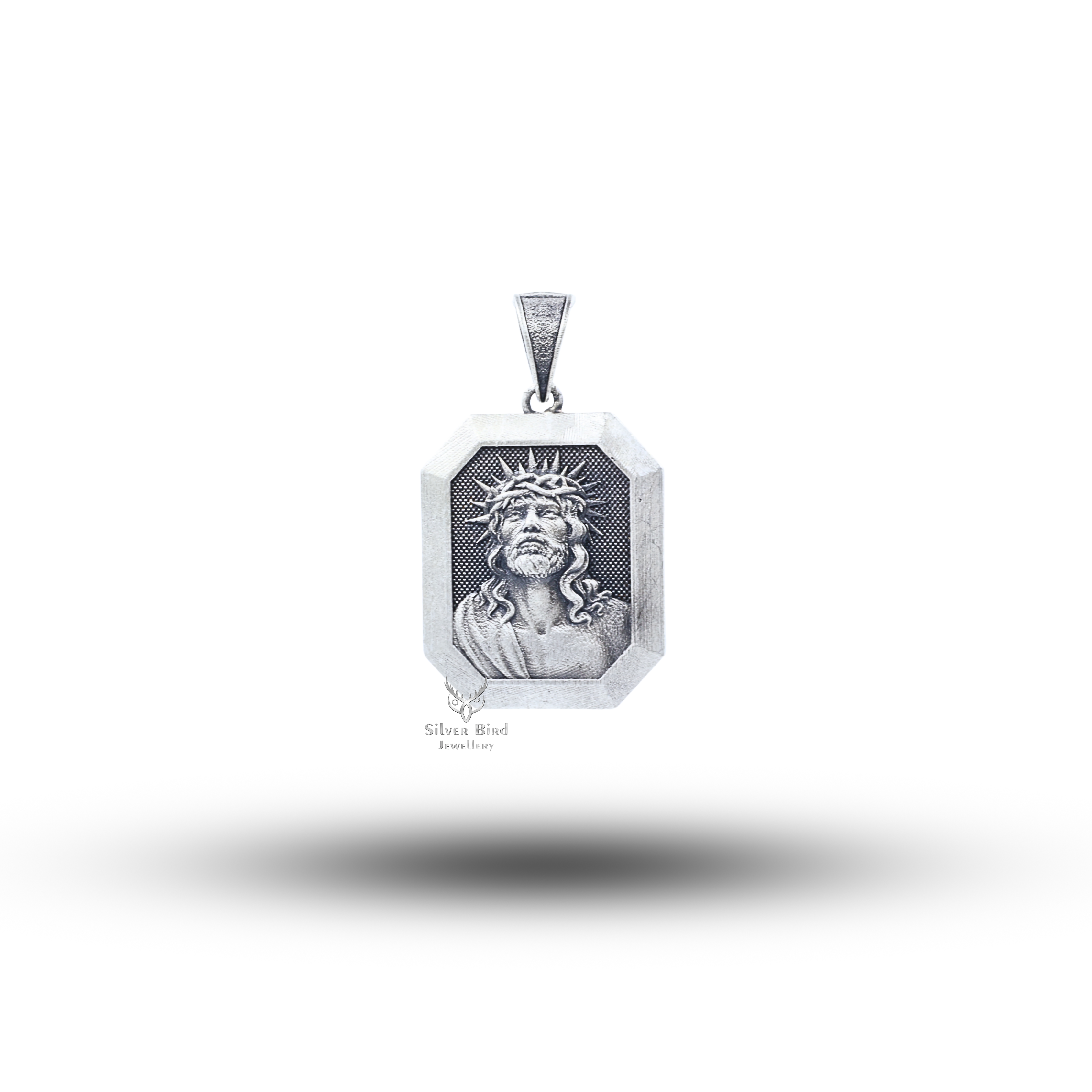 Jesus Crown 925 Sterling Silver Pendant