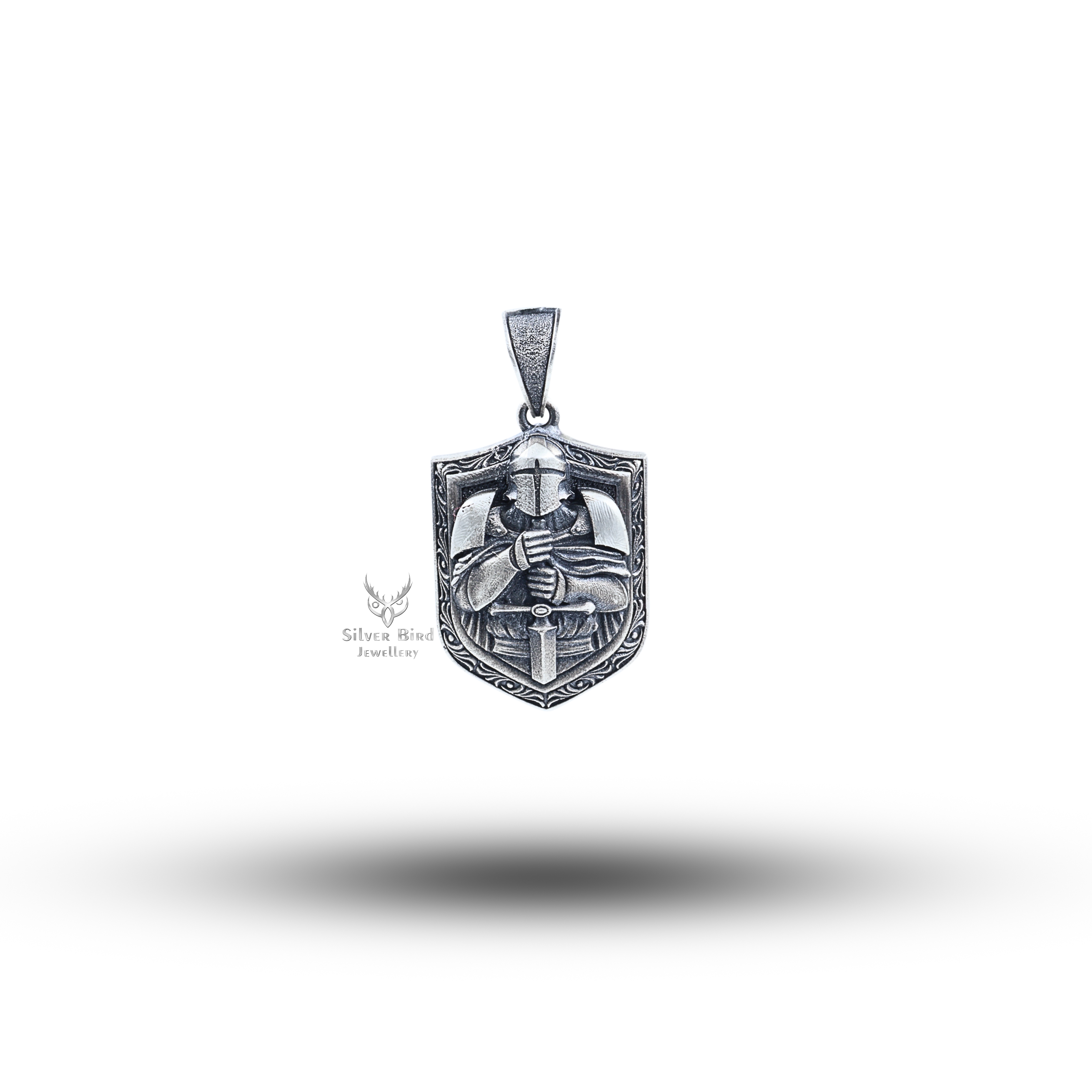 Knight 925 Sterling Silver Pendant