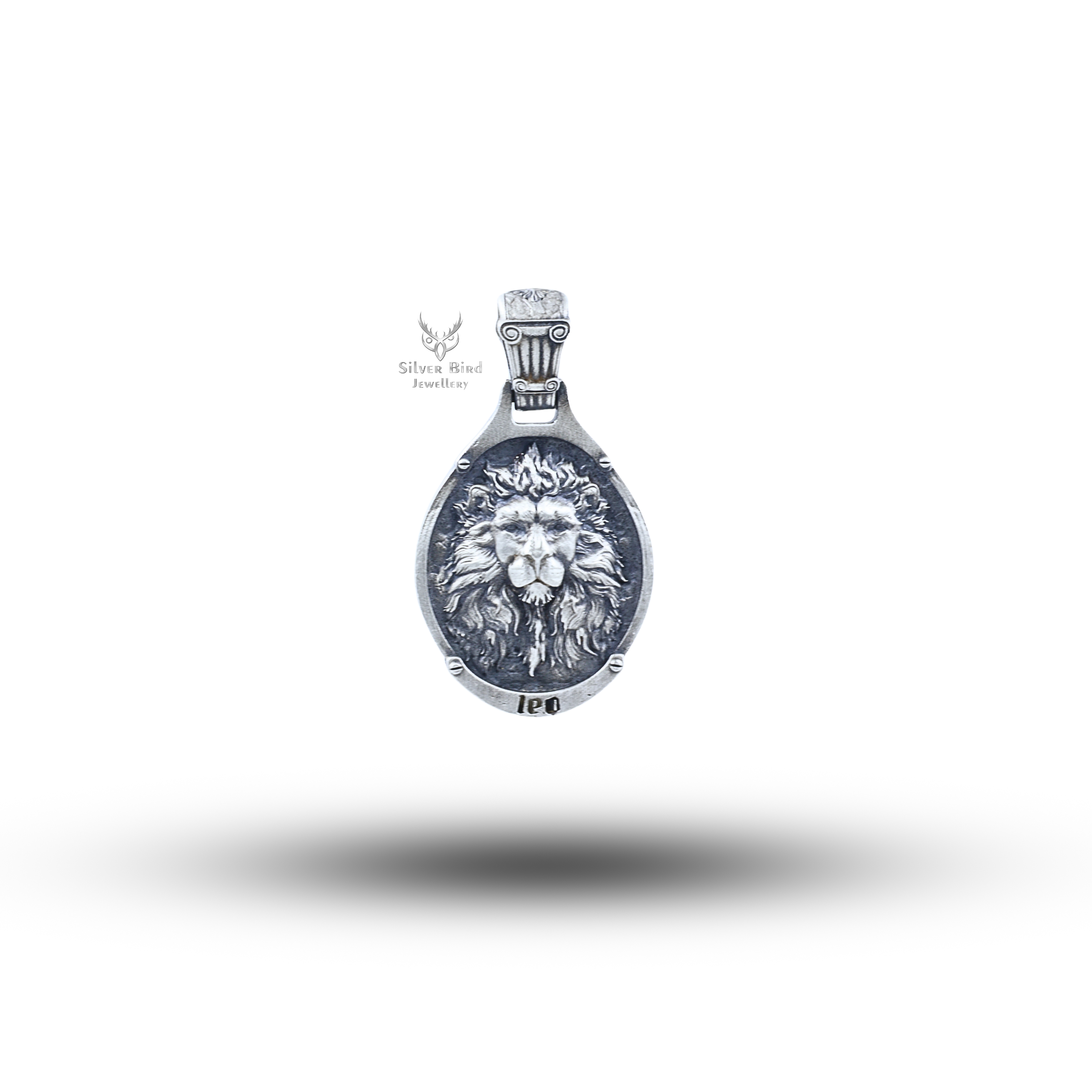 Leo Zodiac Sign 925 Sterling Pendant