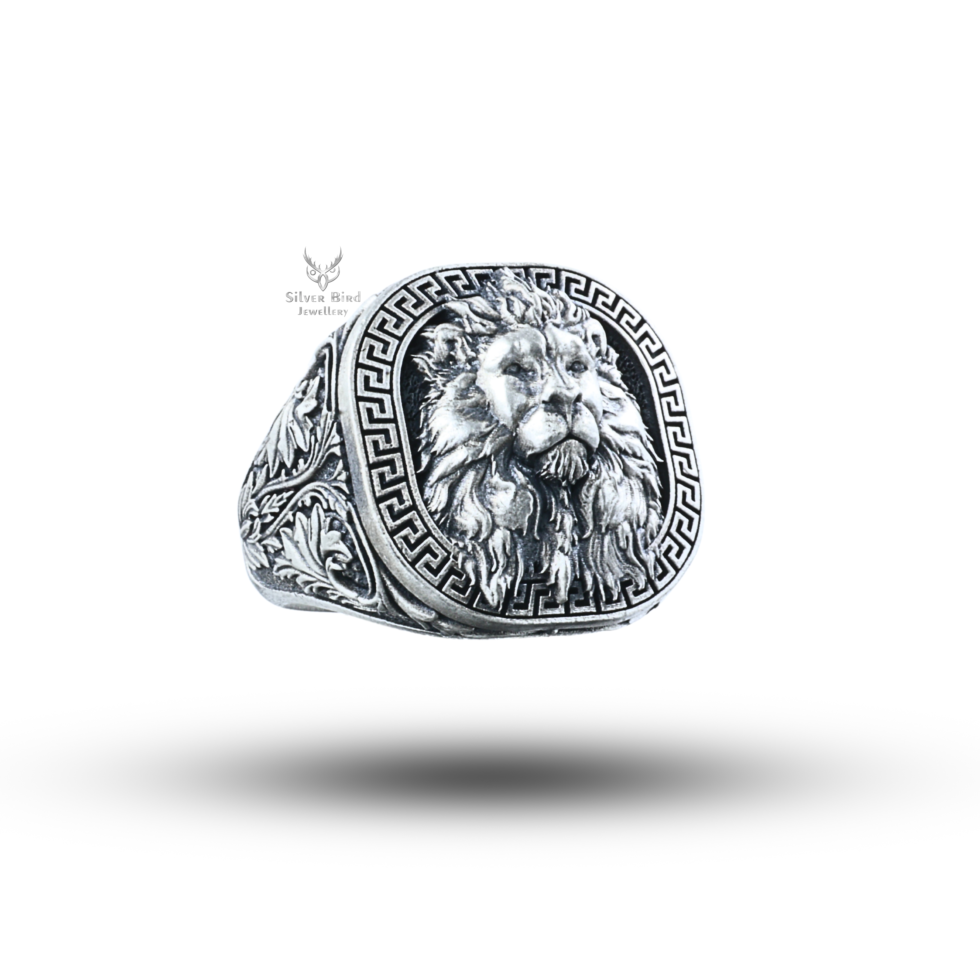 Greek Lion king 925 Sterling Silver Ring