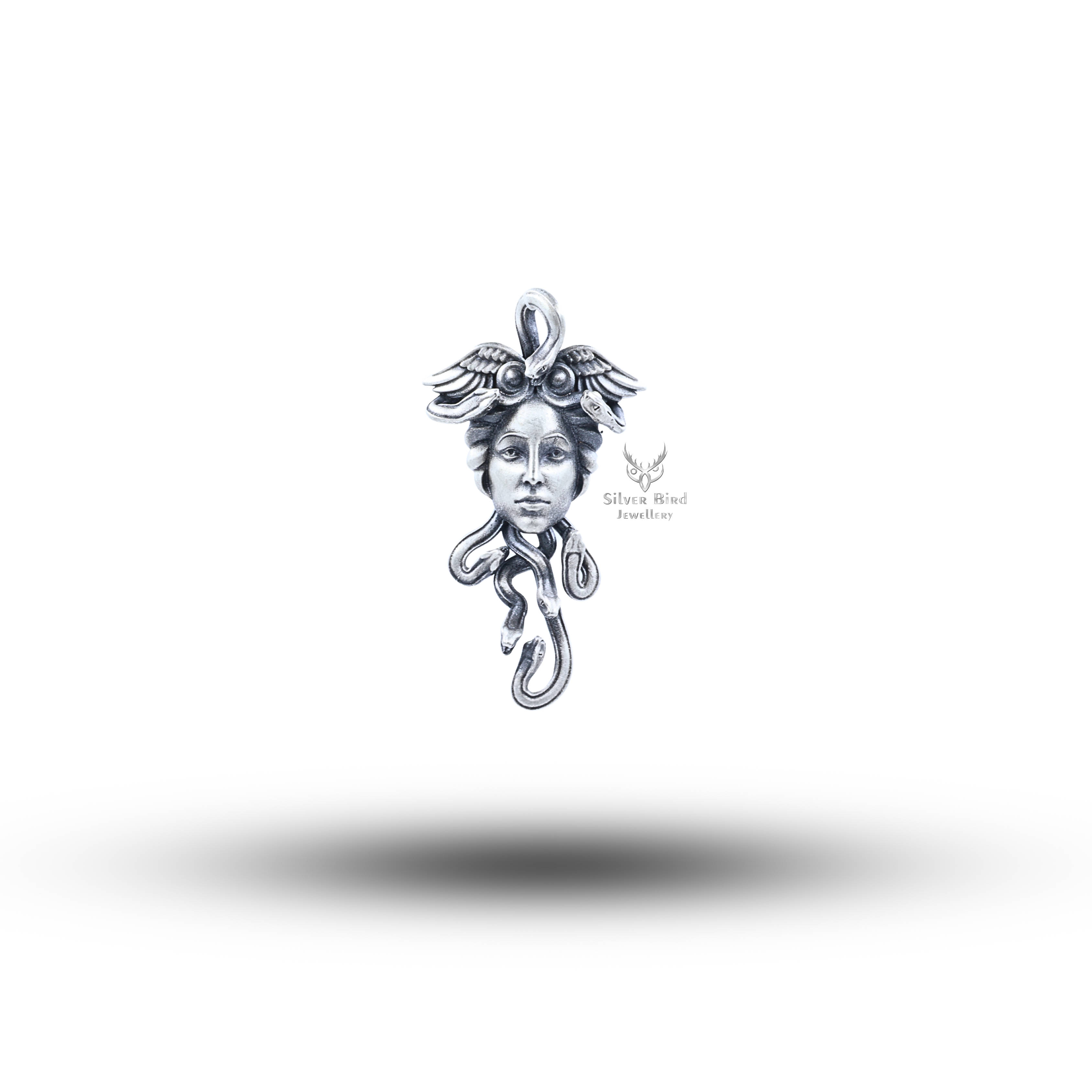 Medusa Gorgon Snakes 925 sterling silver Pendant