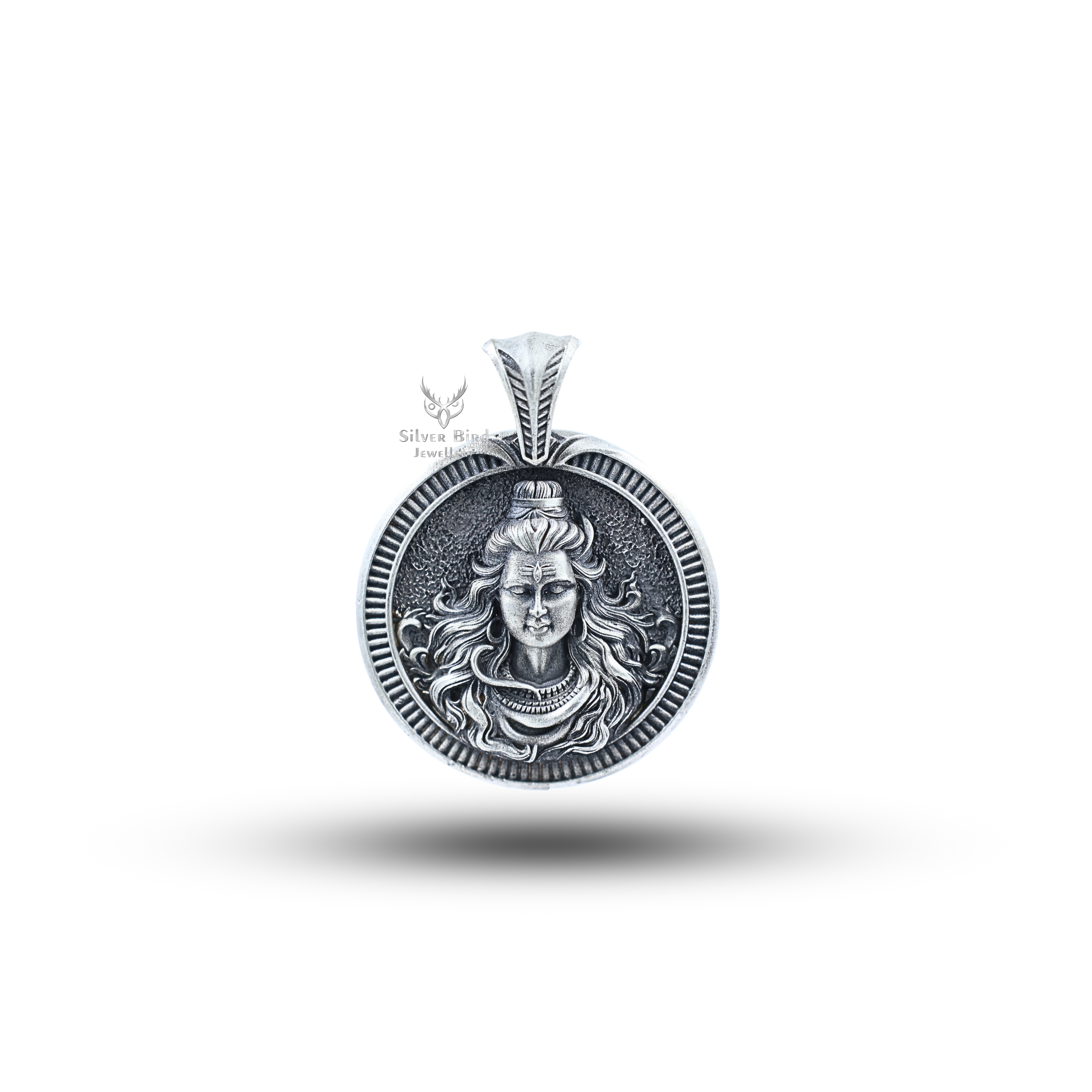 Lord Shiva Pendant in 925 Sterling Silver Pendant