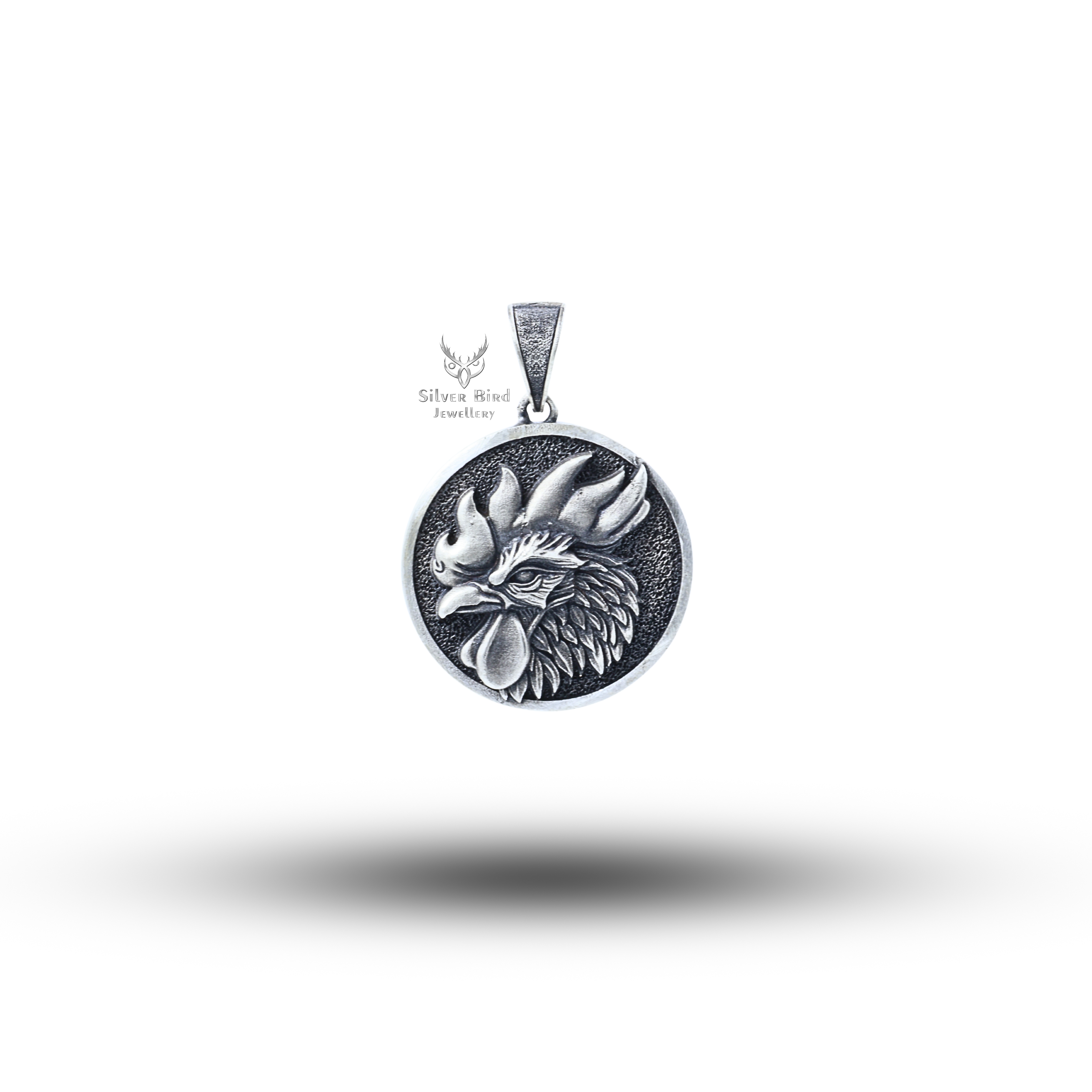 Rooster 925 Sterling Silver Pendant