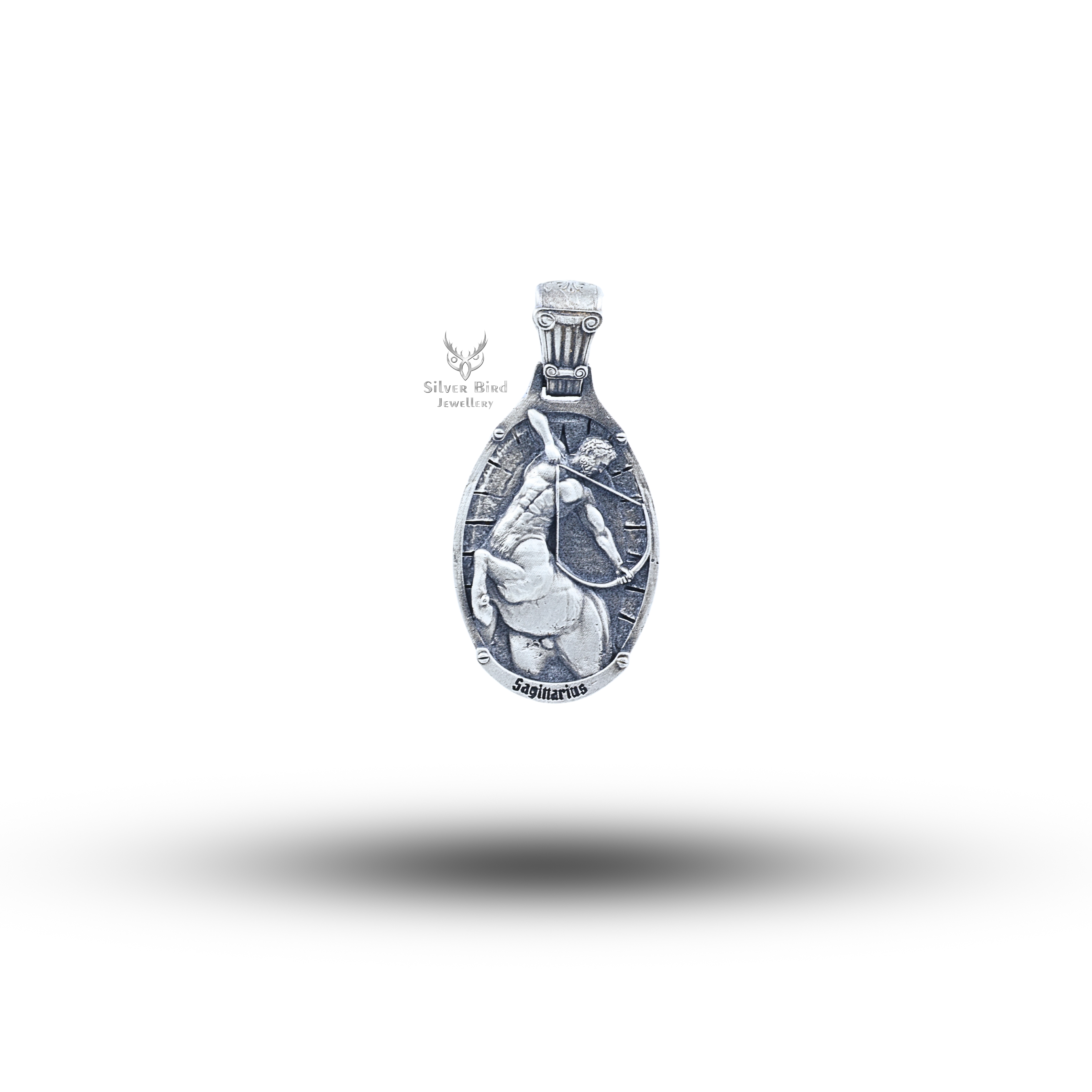 Sagitarius Zodiac Sign 925 Sterling Pendant
