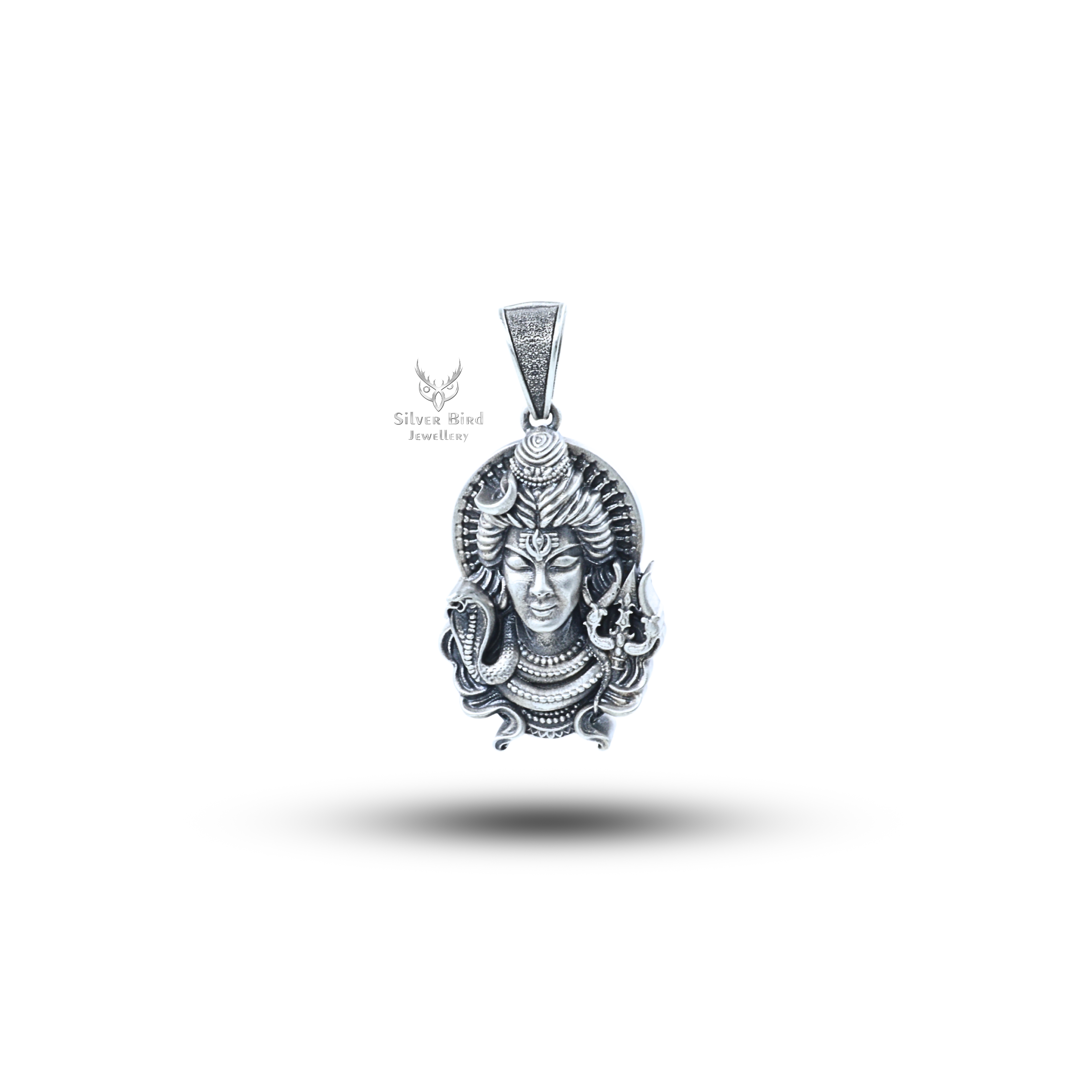 Lord Shivji 925 Sterling Silver Pendant