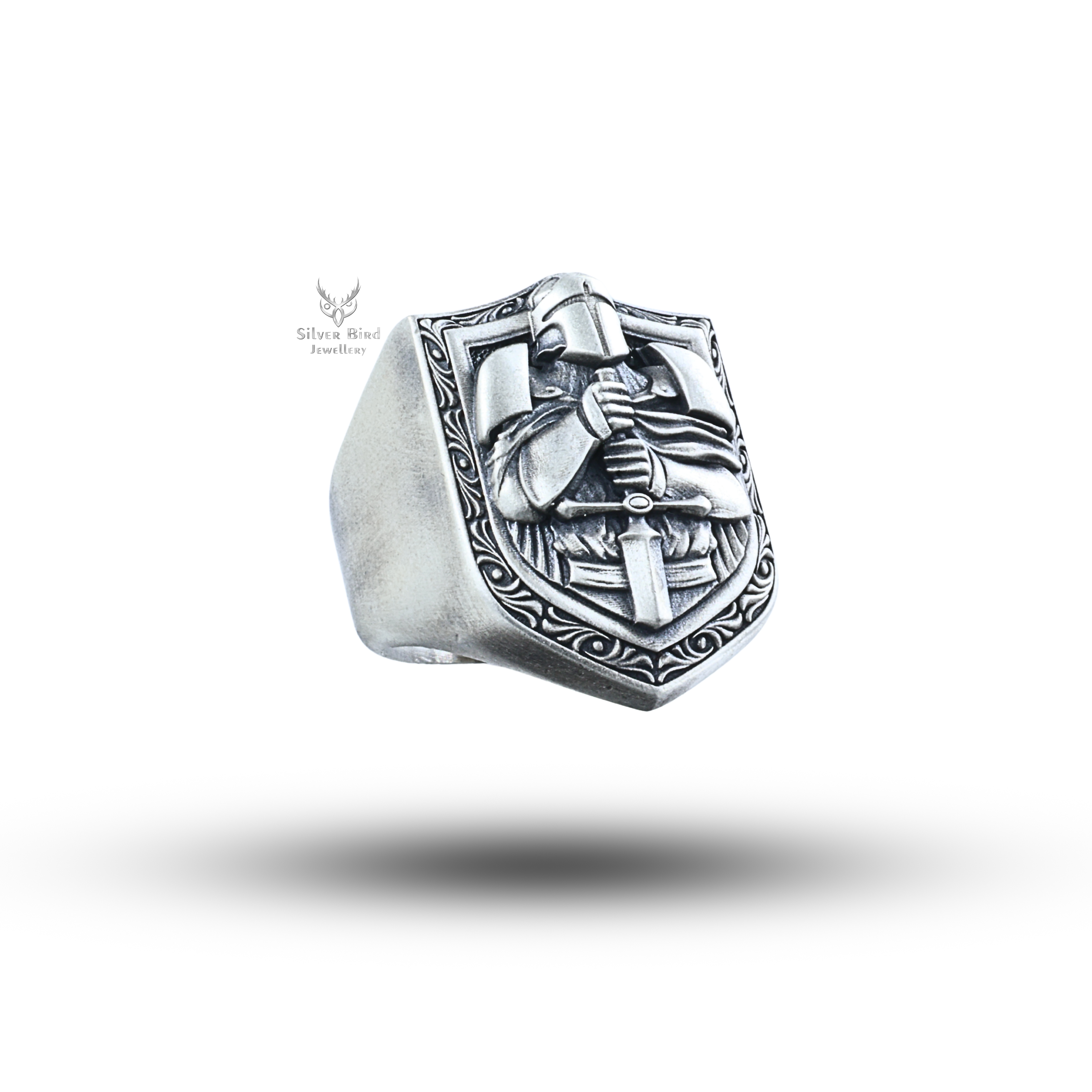 Knight 925 Sterling Silver Ring