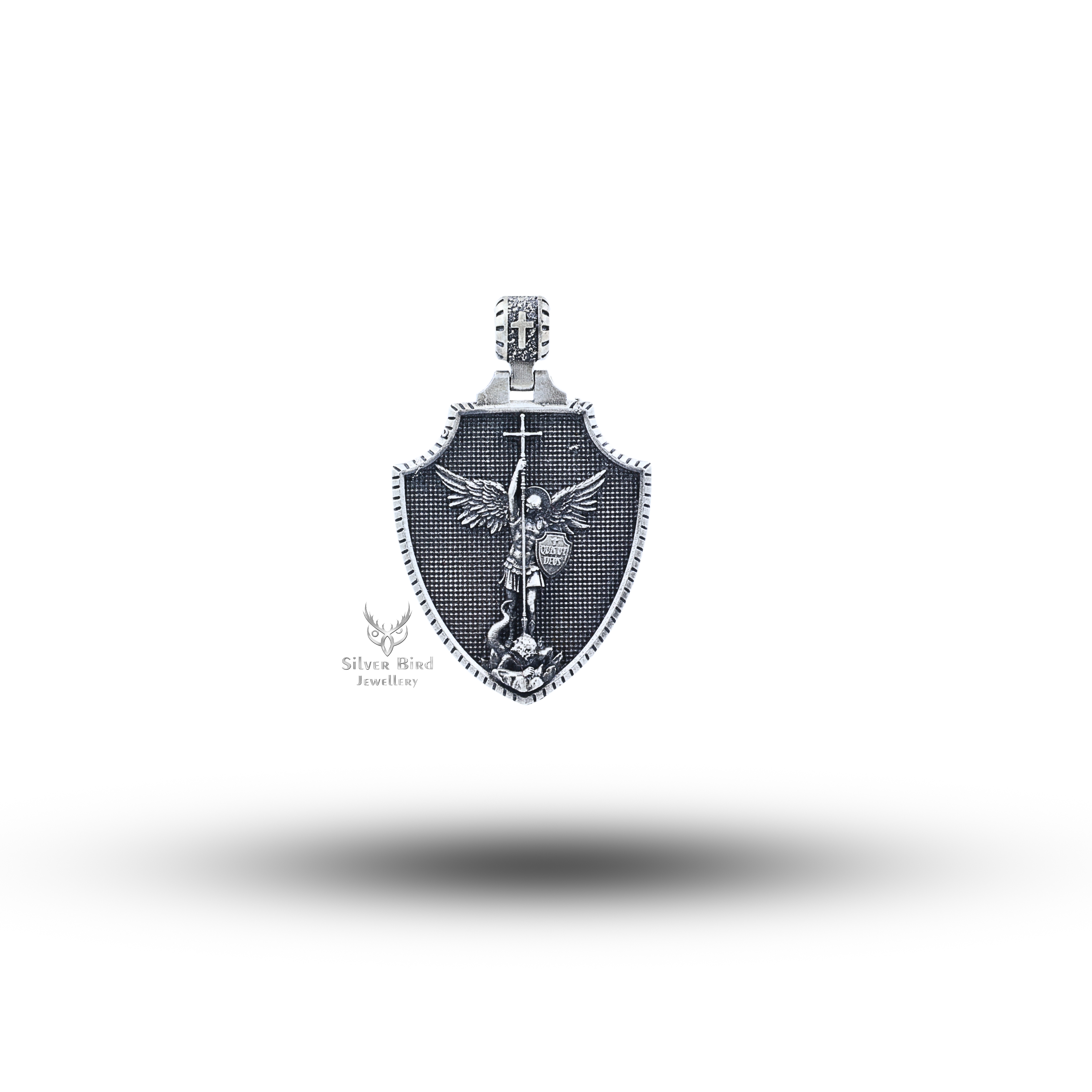 Saint Michael Wings 925 Sterling Silver Pendant