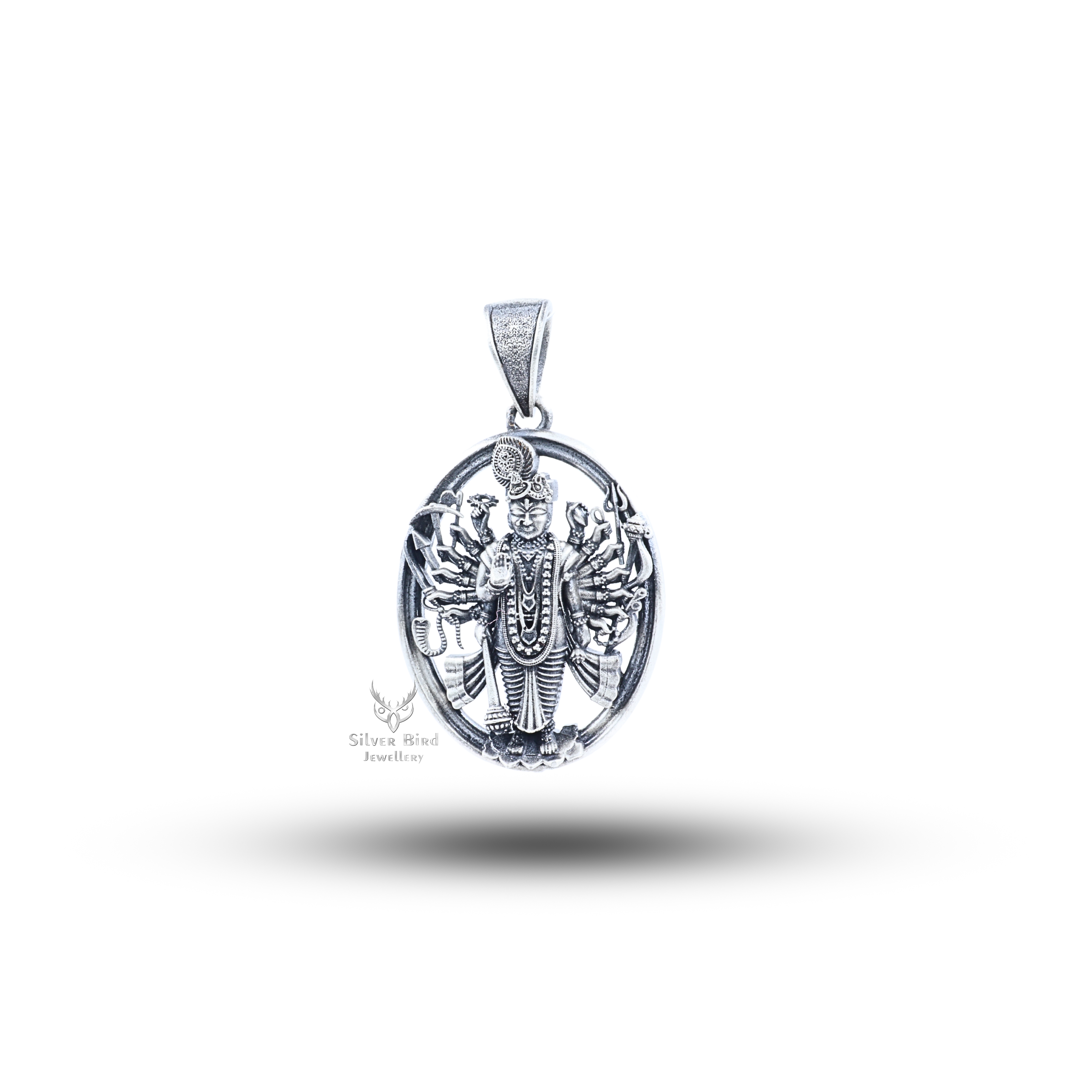 Shrinathji Sudarshan Chakra 925 Sterling Silver Pendant