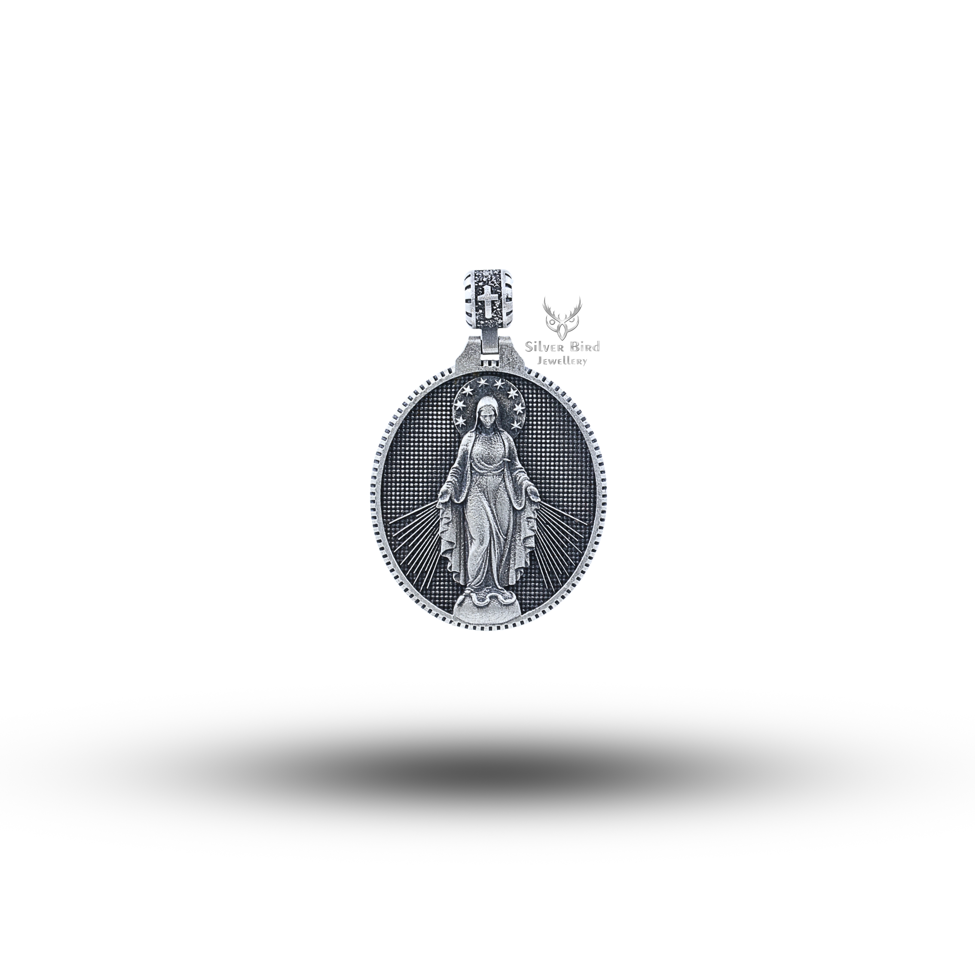 Virgin Mary 925 Sterling Silver Pendant