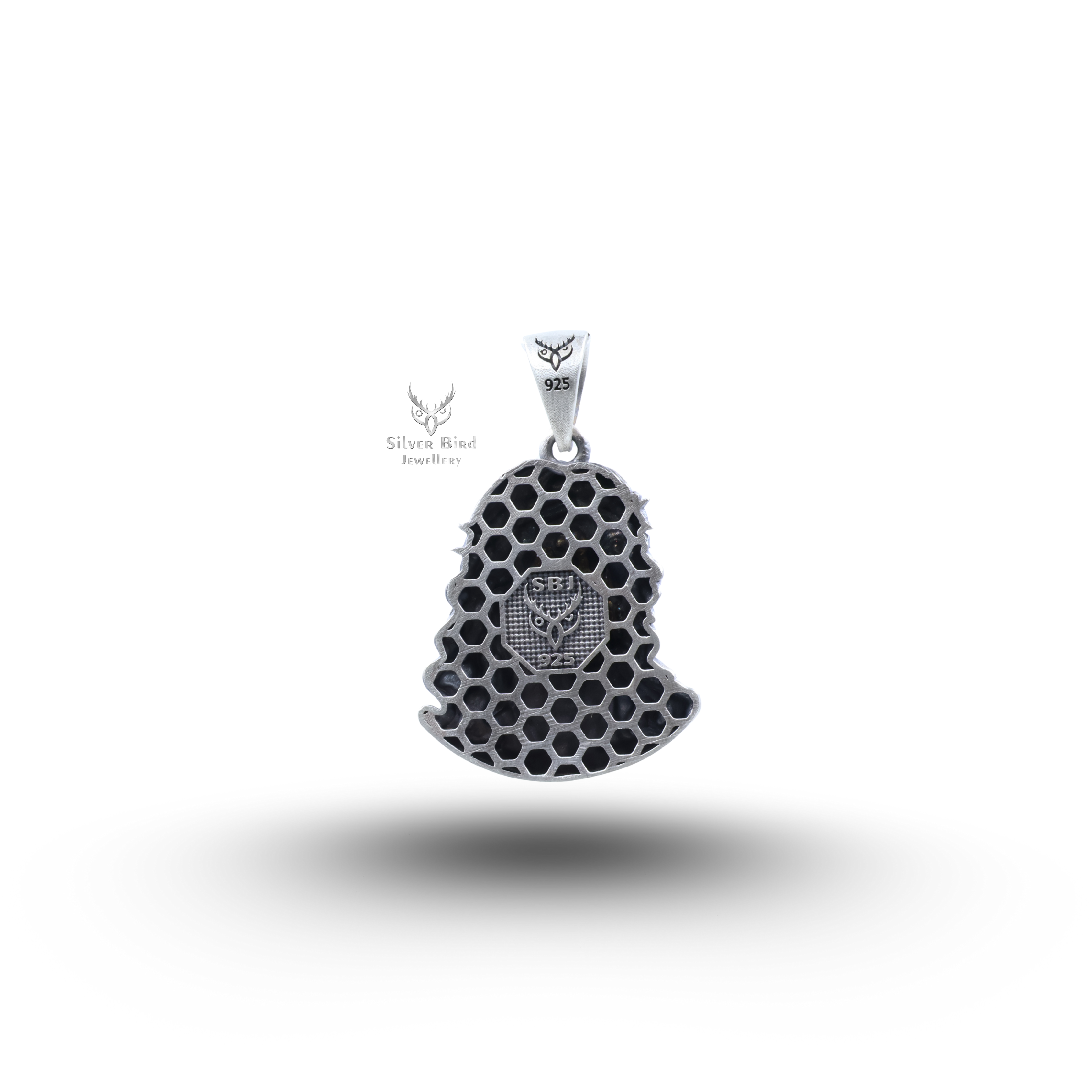 Jesus Relief 925 Sterling Silver Pendant