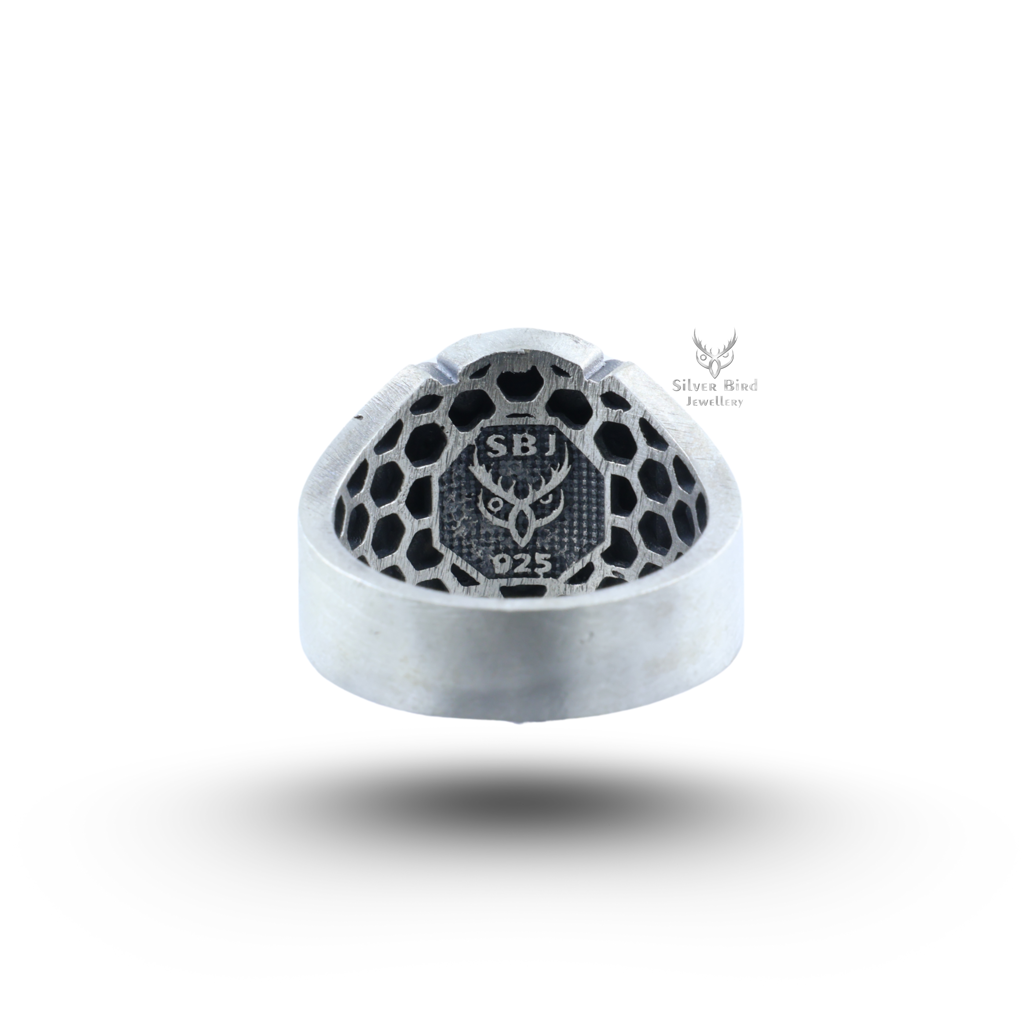 Masonic Eagles 925 Sterling Silver Ring