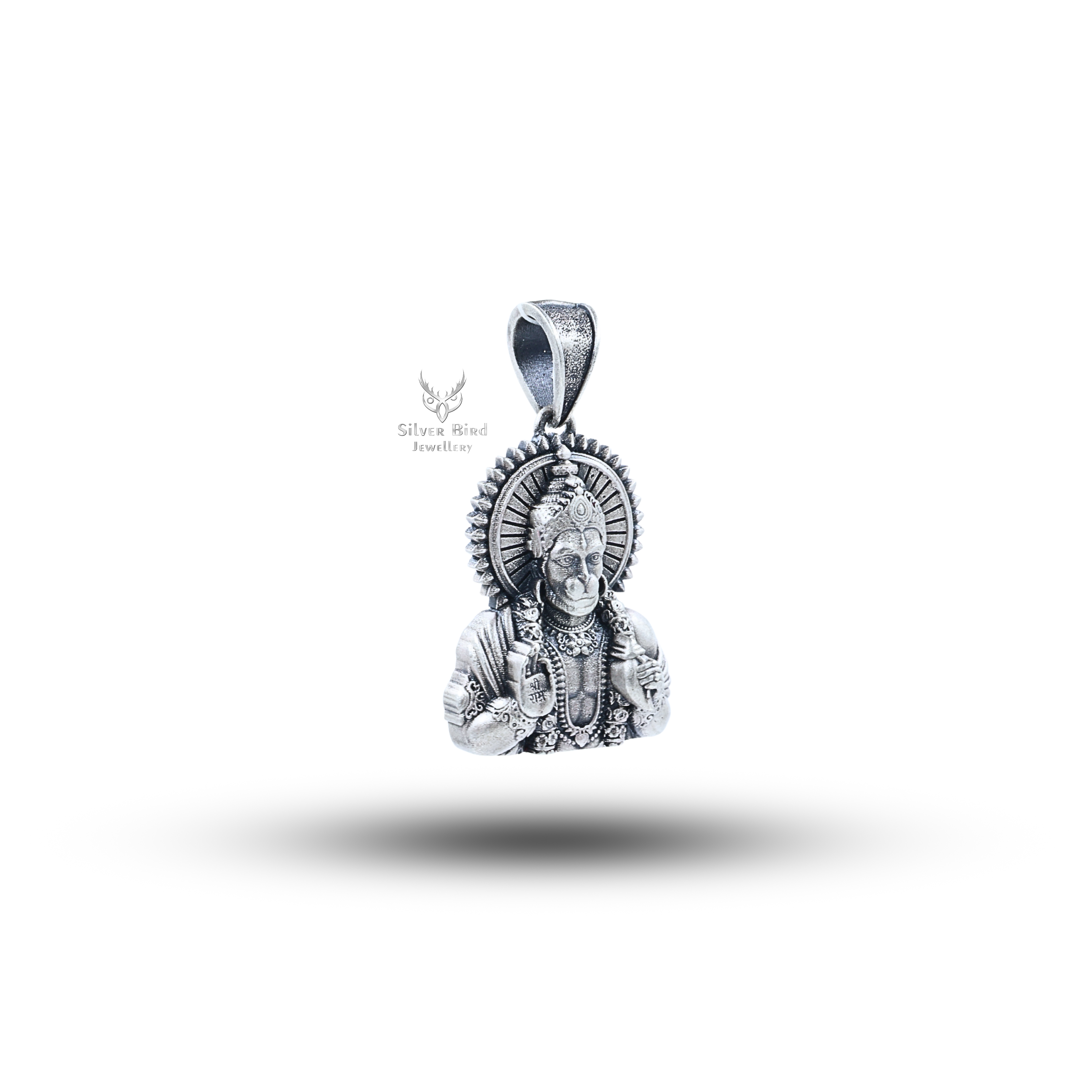 Blessing Hanuman 925 Sterling Silver Pendant