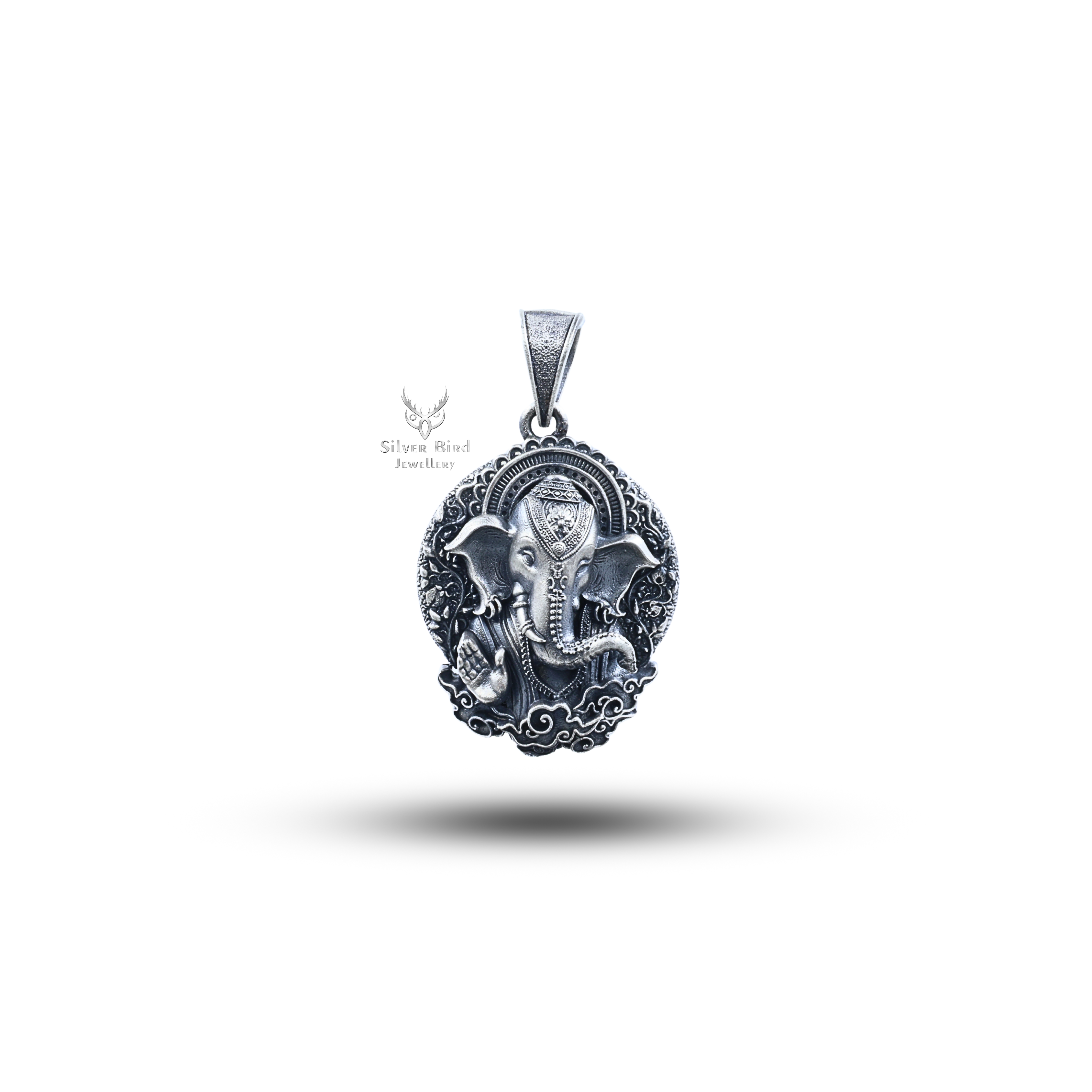 Blessing Ganpati 925 Starling Silver Pendant