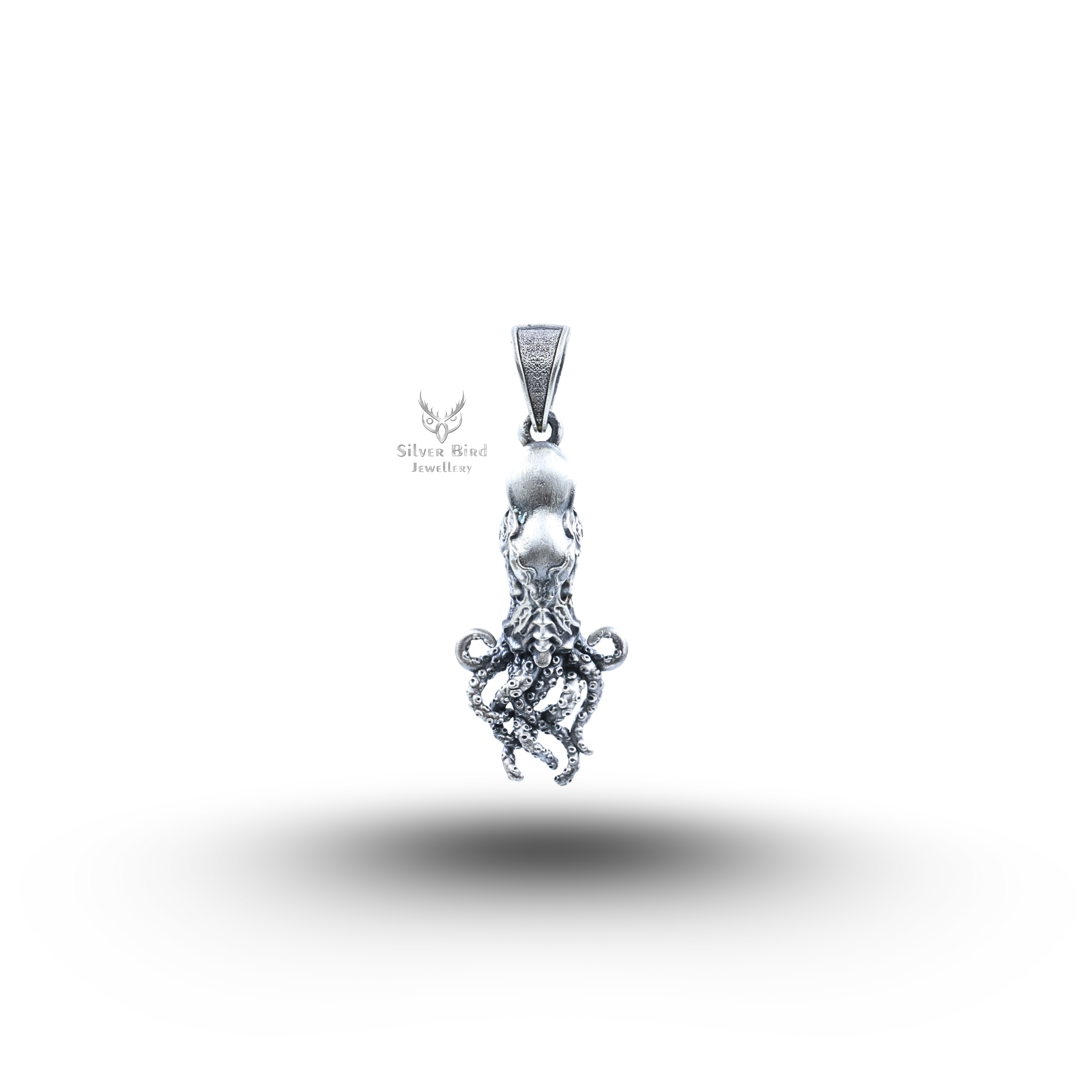Octopus Sea Animal 925 Sterling Silver Pendant