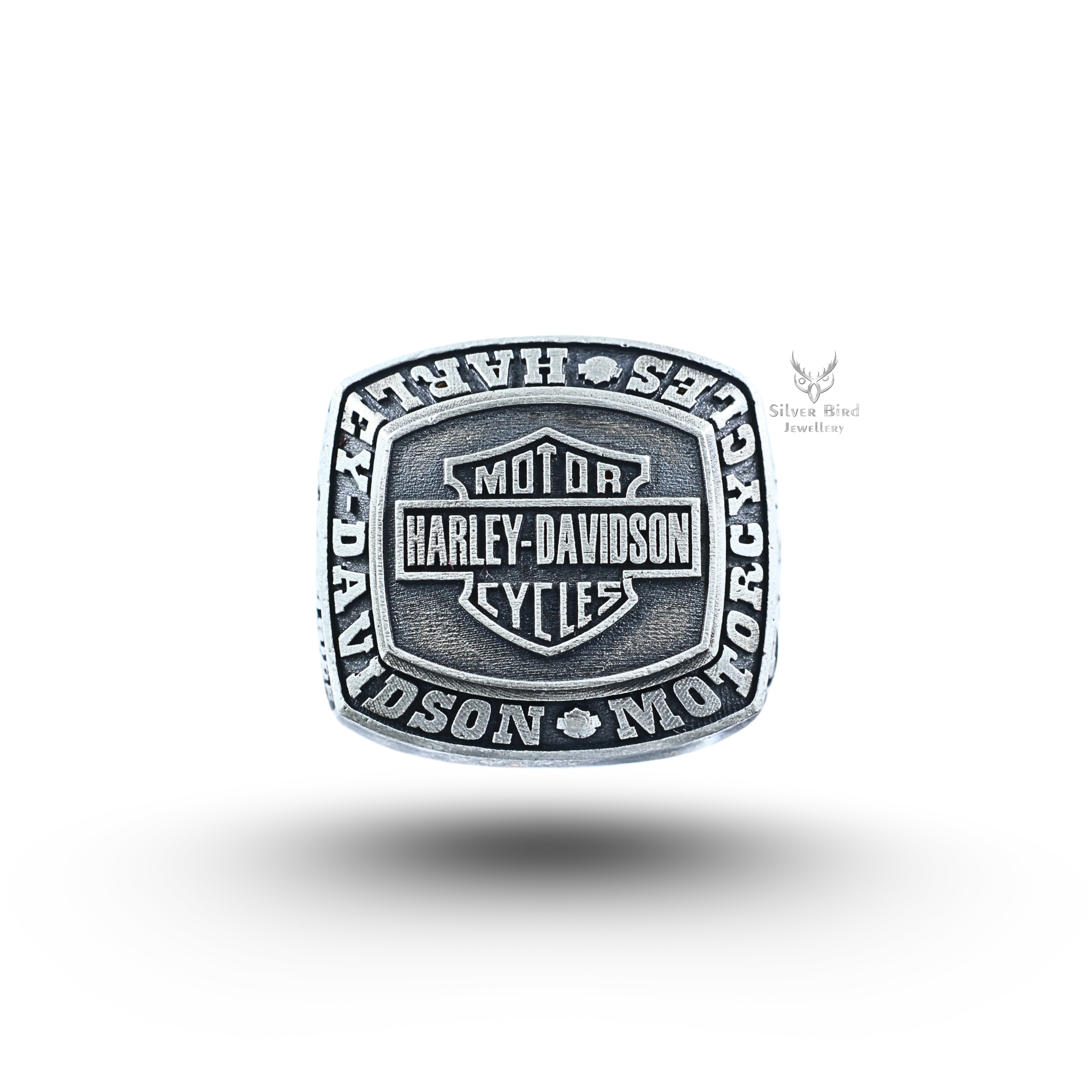 Harely Davidson Bike Rider 925 Sterling Silver Ring