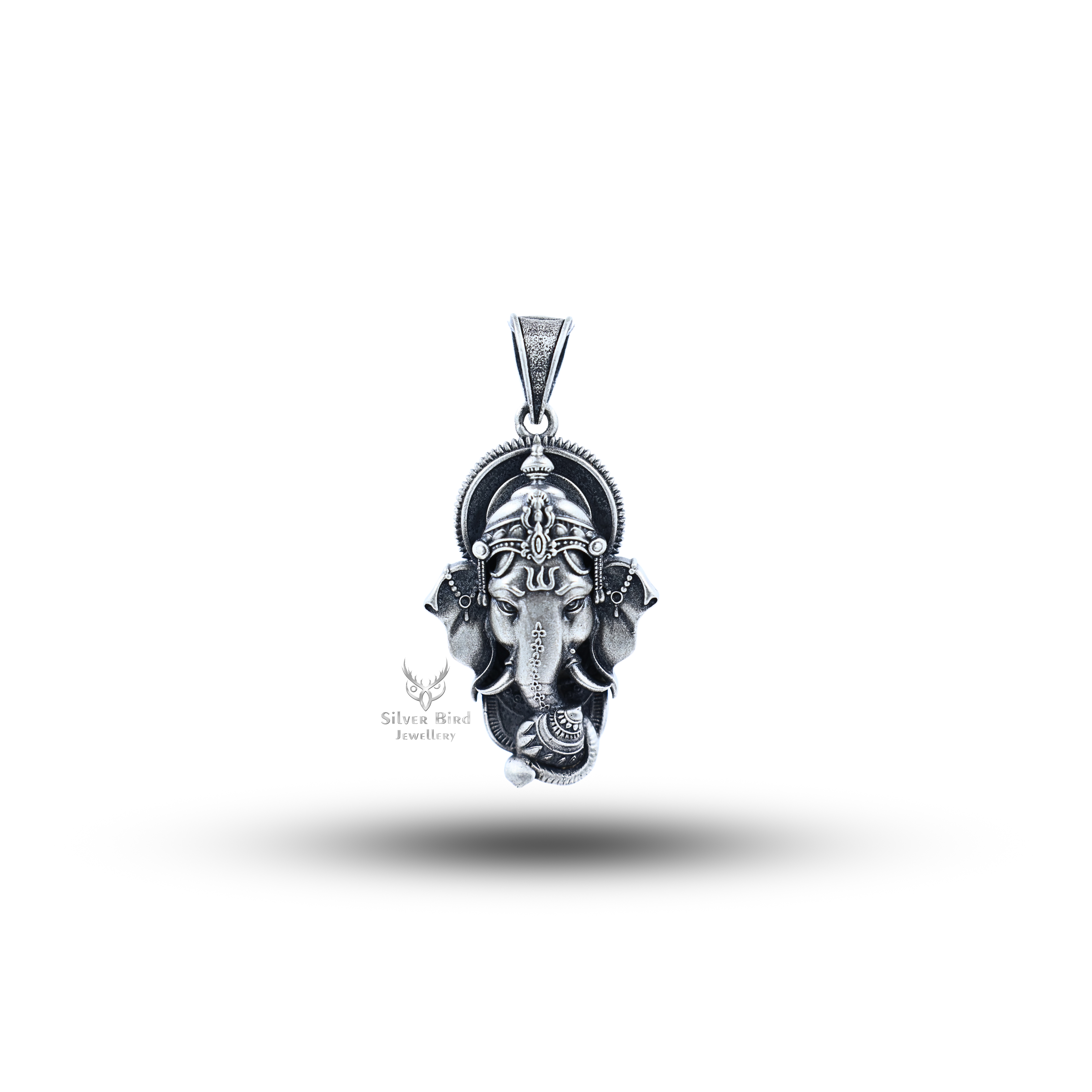 Lord Ganesha 925 Sterling Silver Pendant