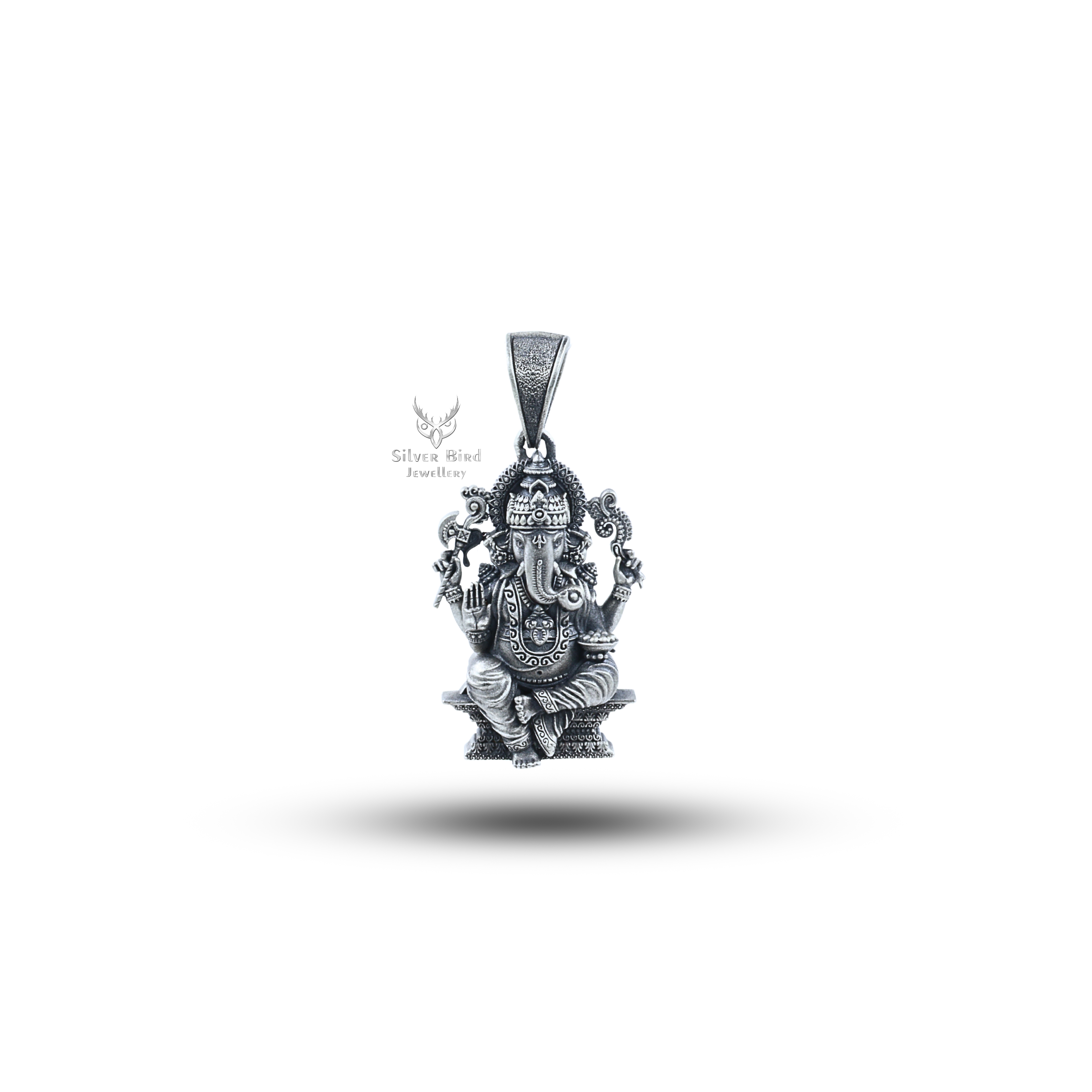 Ganpati 925 Sterling Silver Pendant