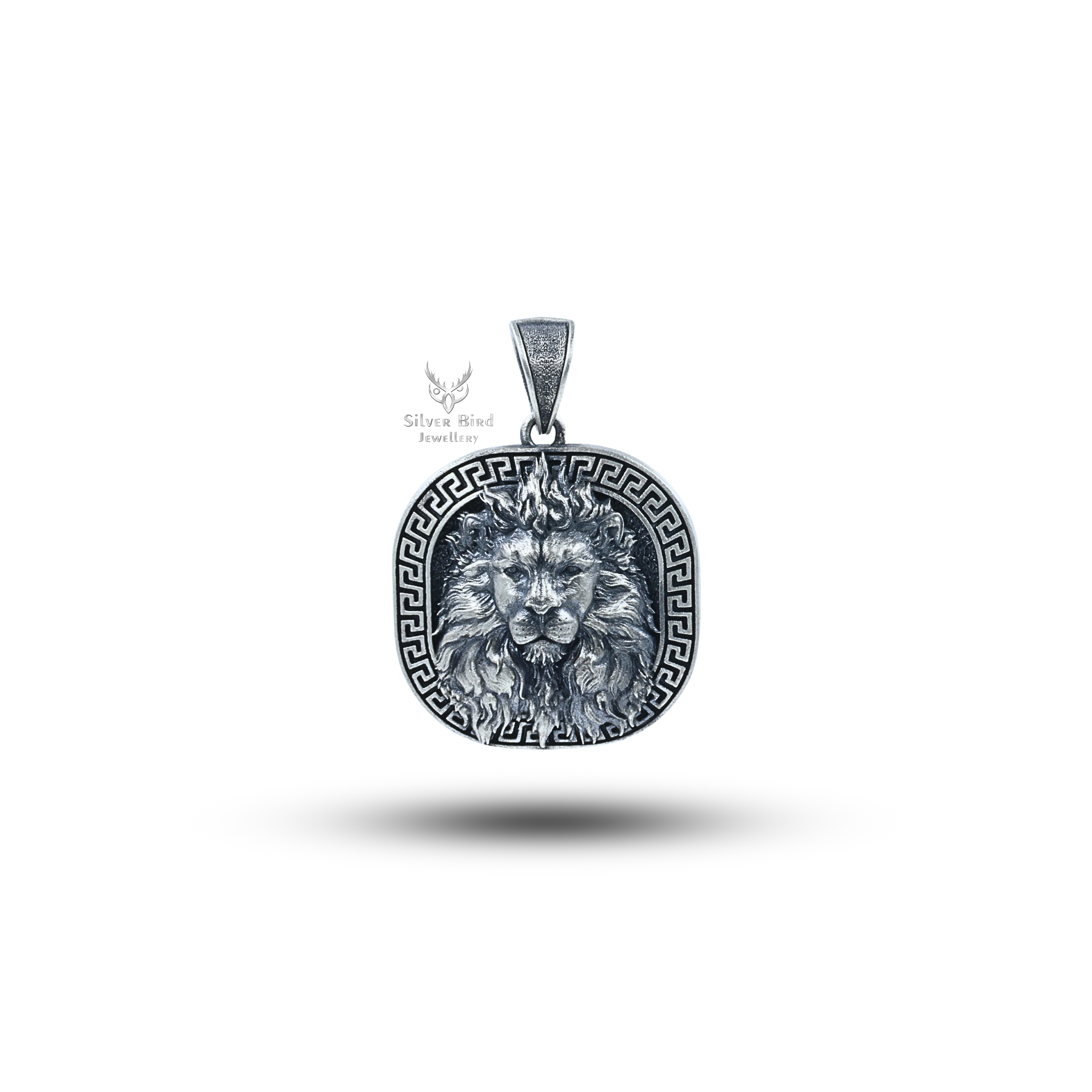 Greek Lion 925 Sterling Silver Pendant