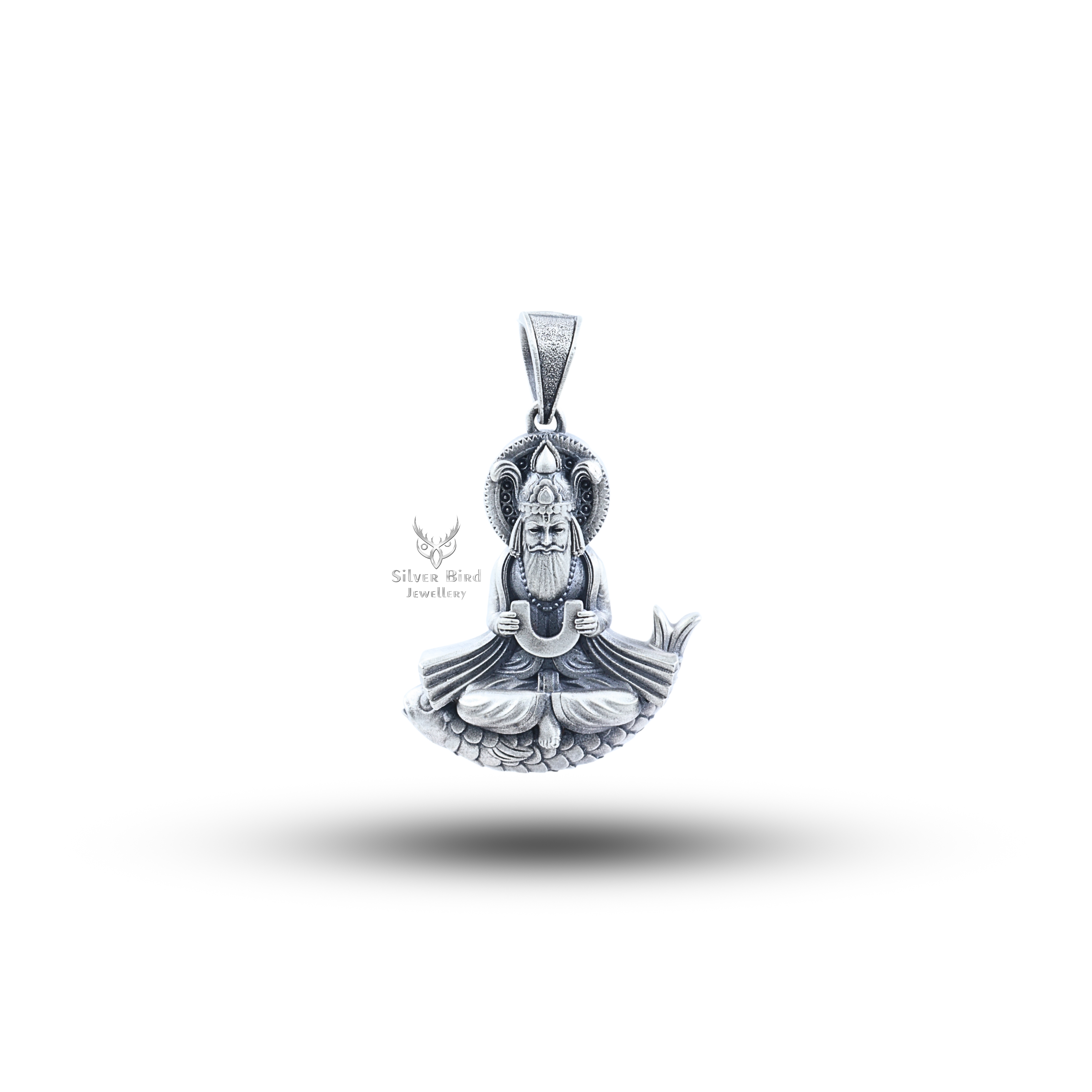 Jhulelal God 925 Sterling Silver Pendant