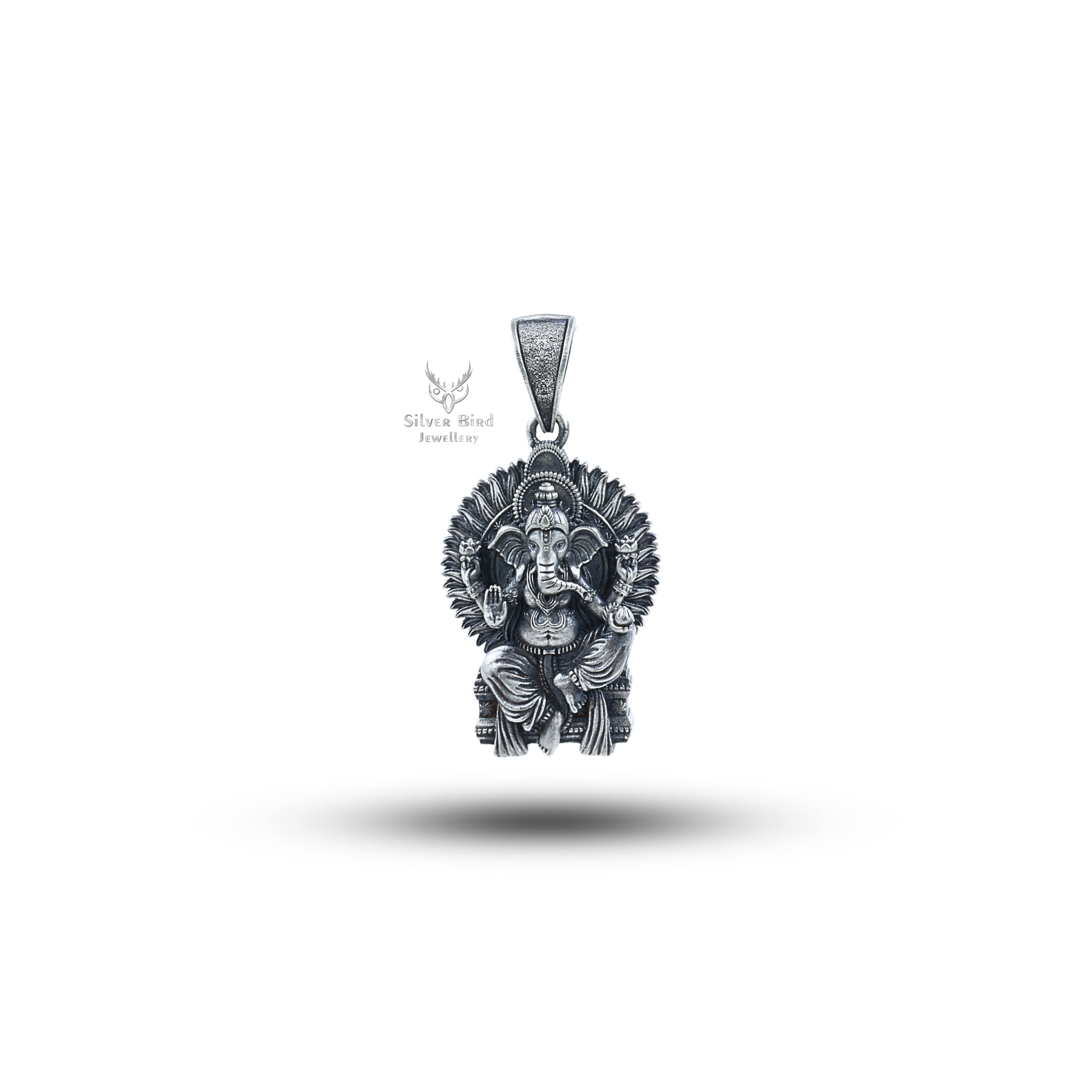 Ganpati 925 Sterling Silver Pendant