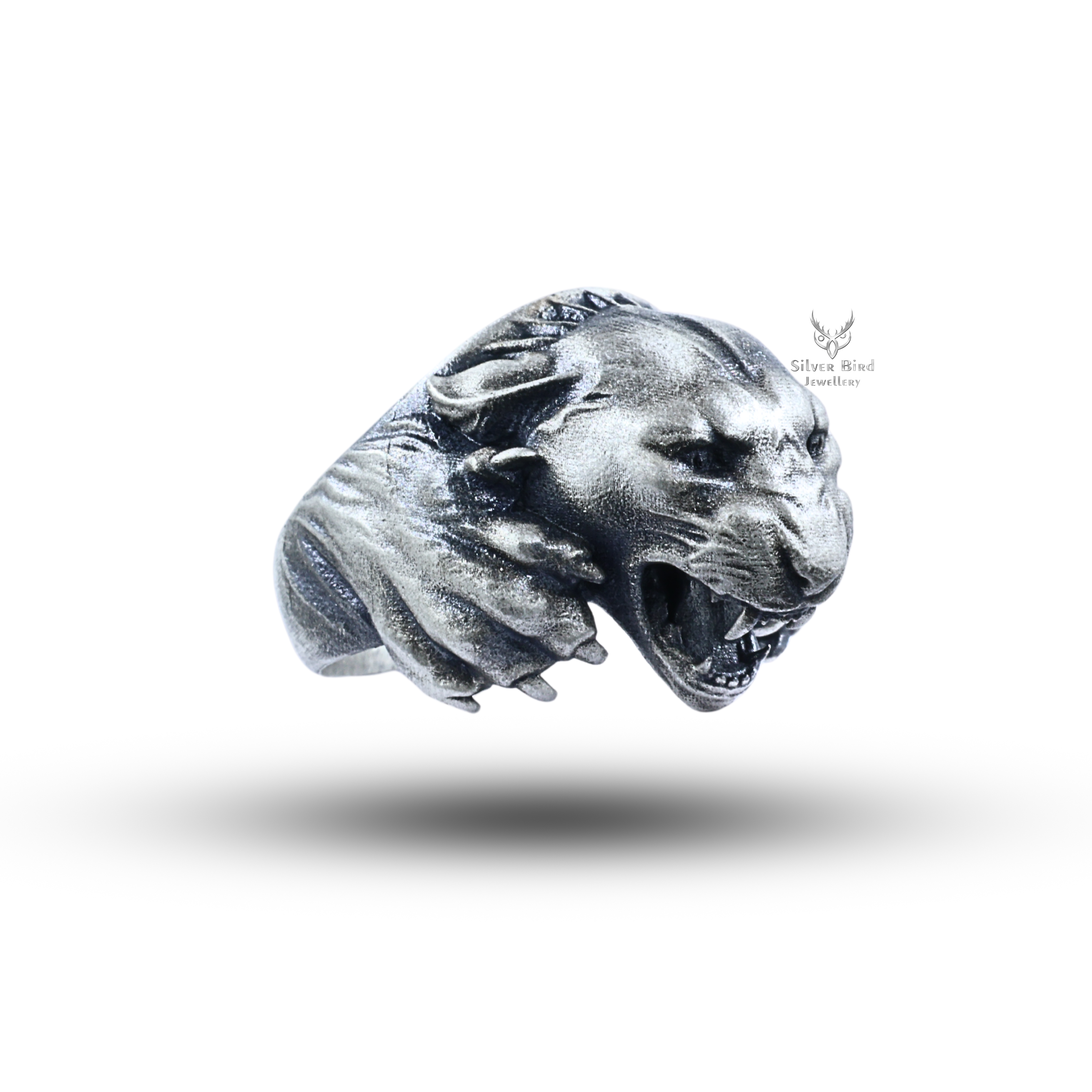 Wild Panther 925 Sterling Silver Ring