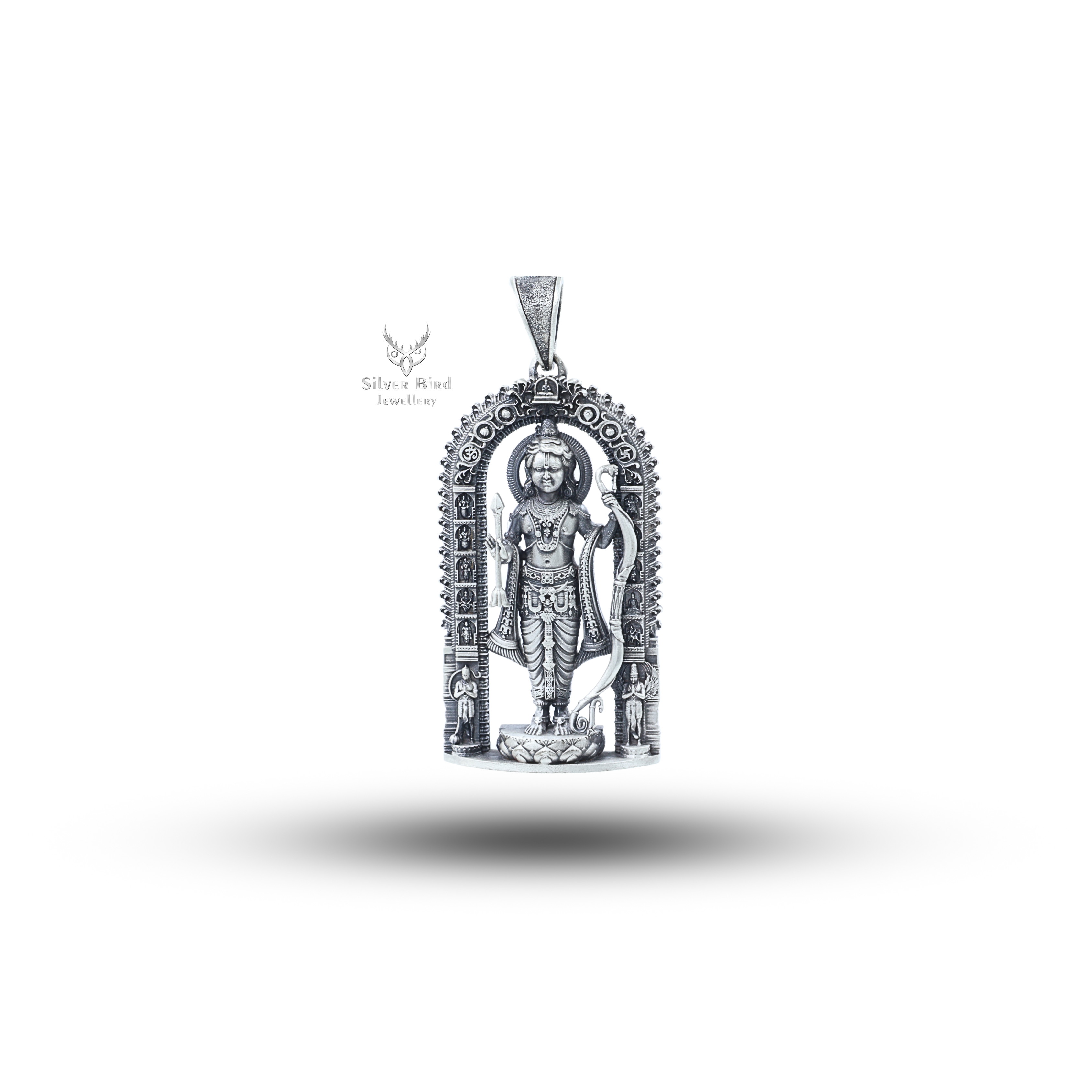 Lord Shree Rama 925 sterling silver Pendant