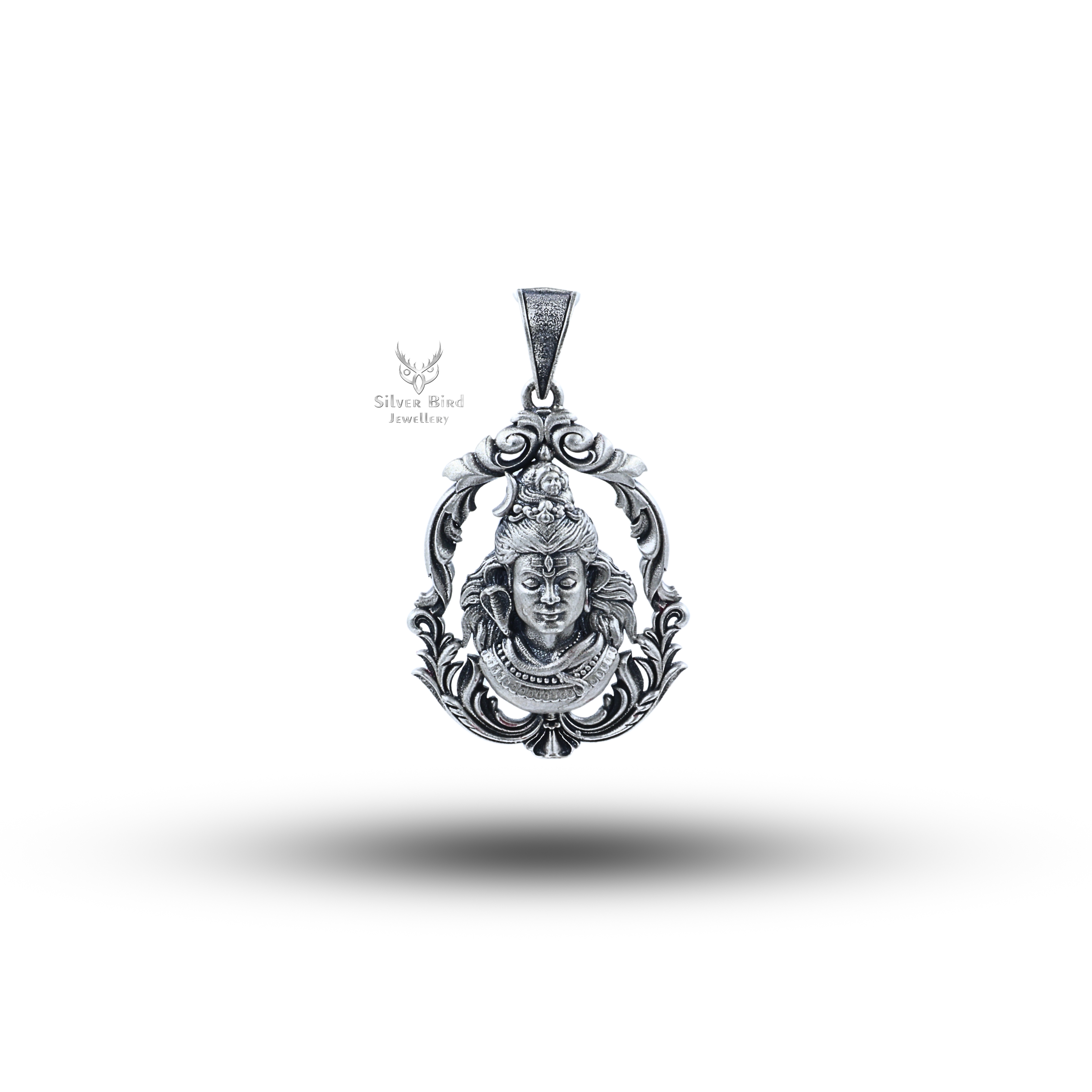 God Shiva 925 Sterling Silver Pendant