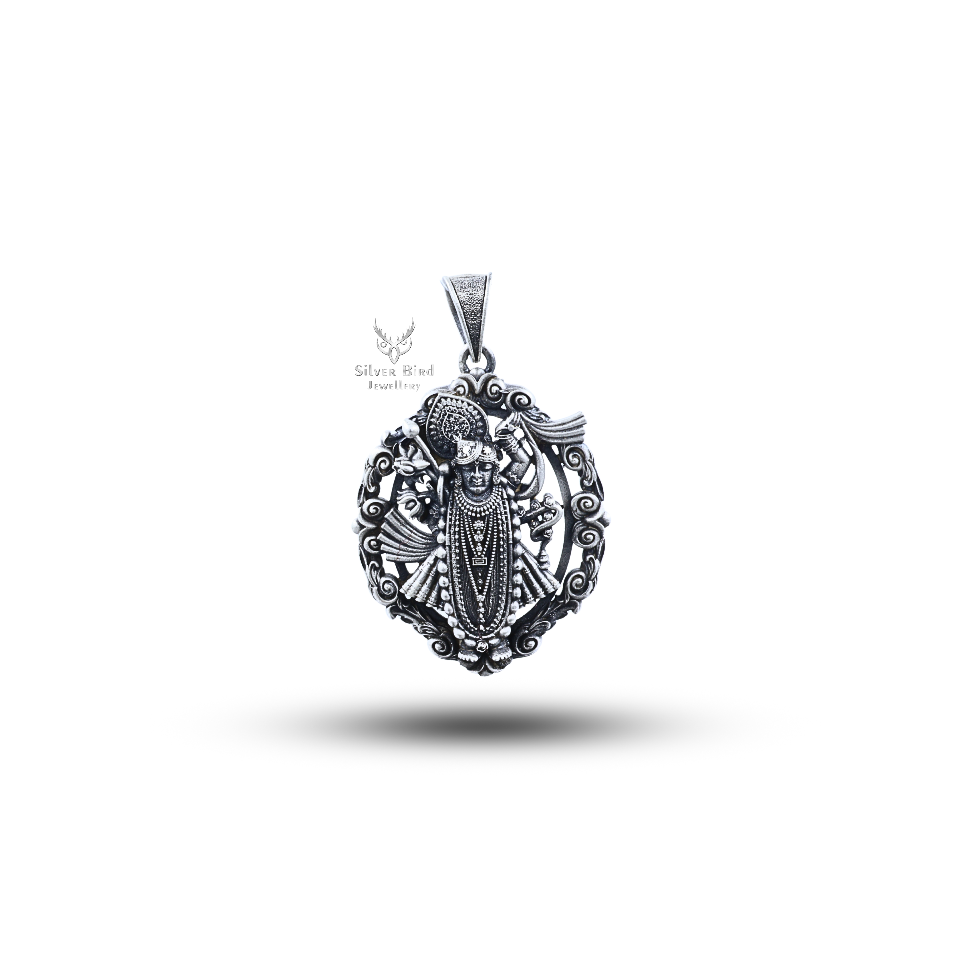 Shrinathji Bava 925 Sterling Silver Pendant