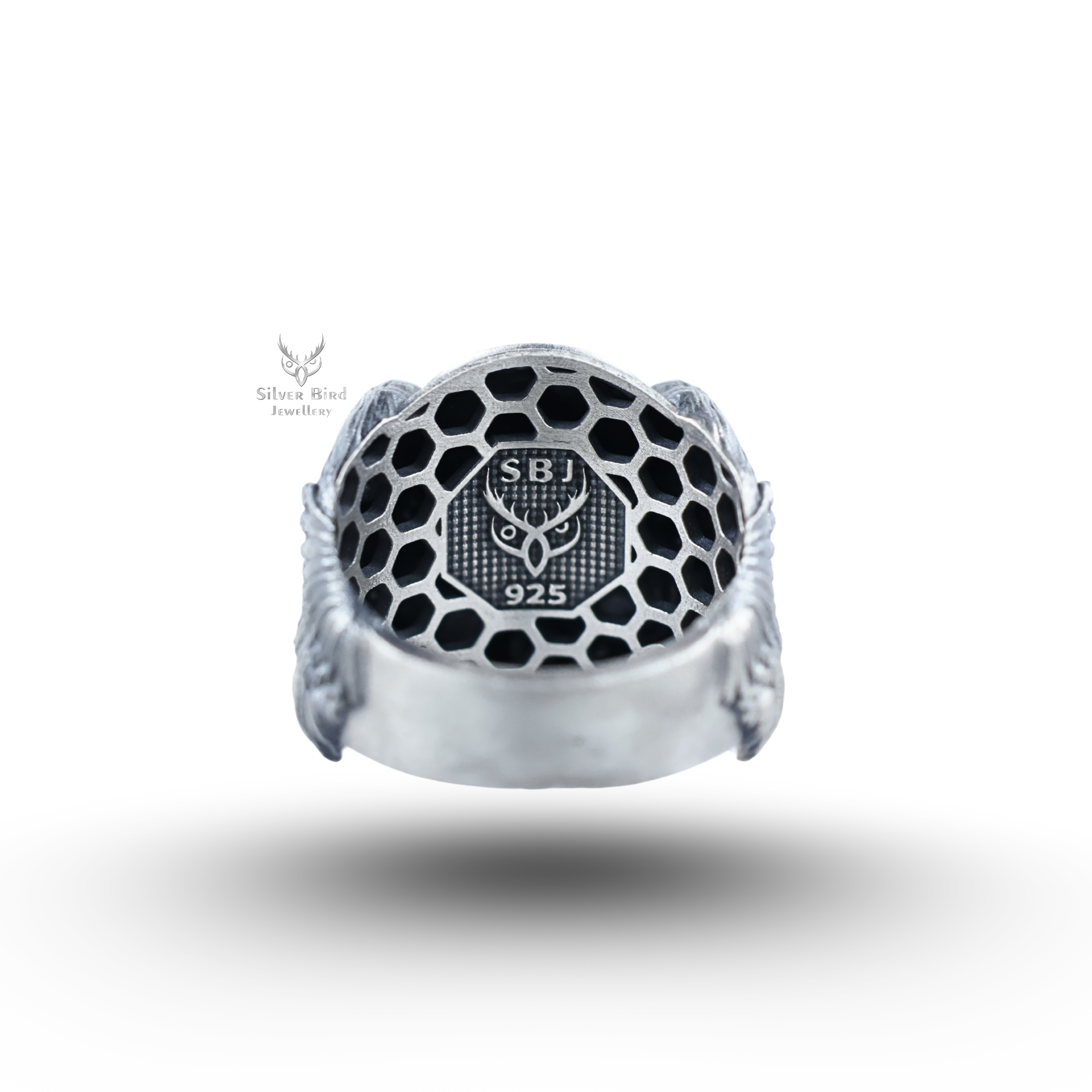 Viking Skull 925 Sterling Silver Ring