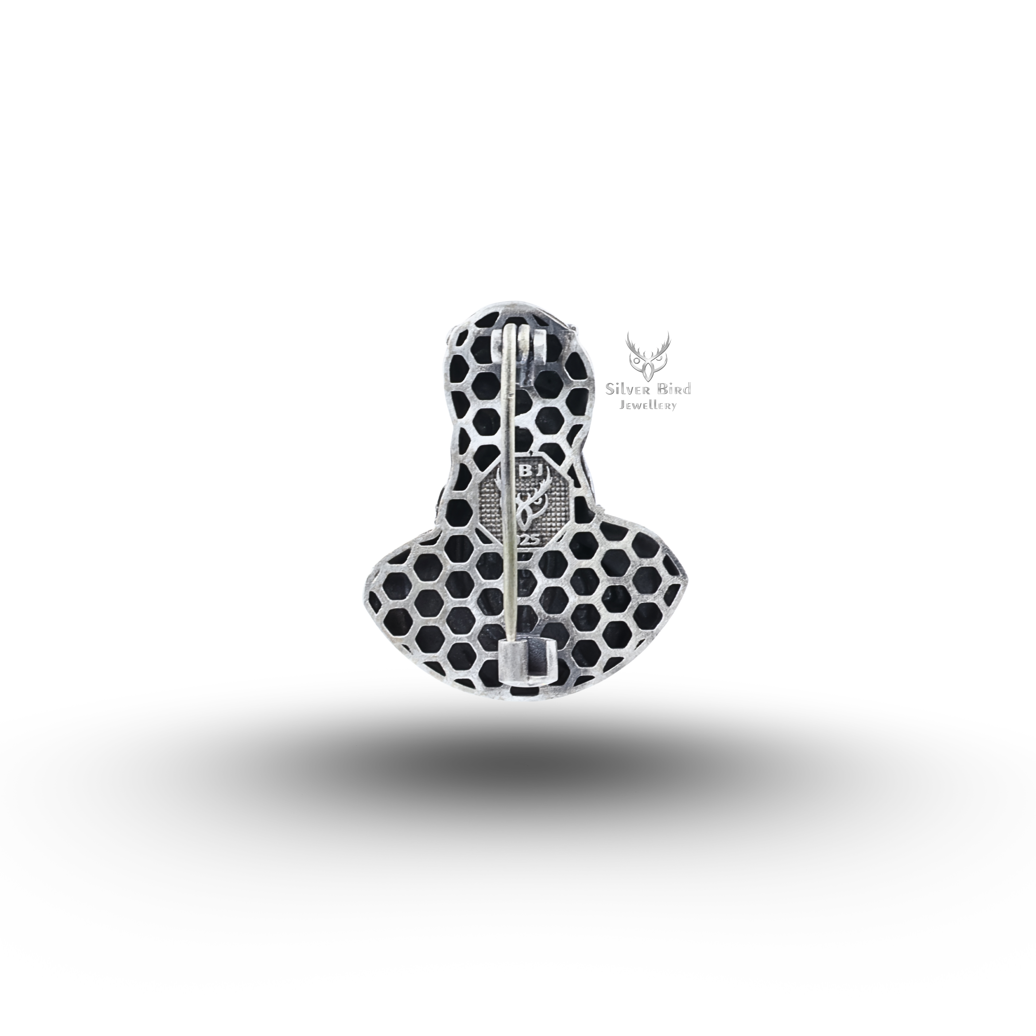 Gurunanak  925 Sterling Silver Brooch