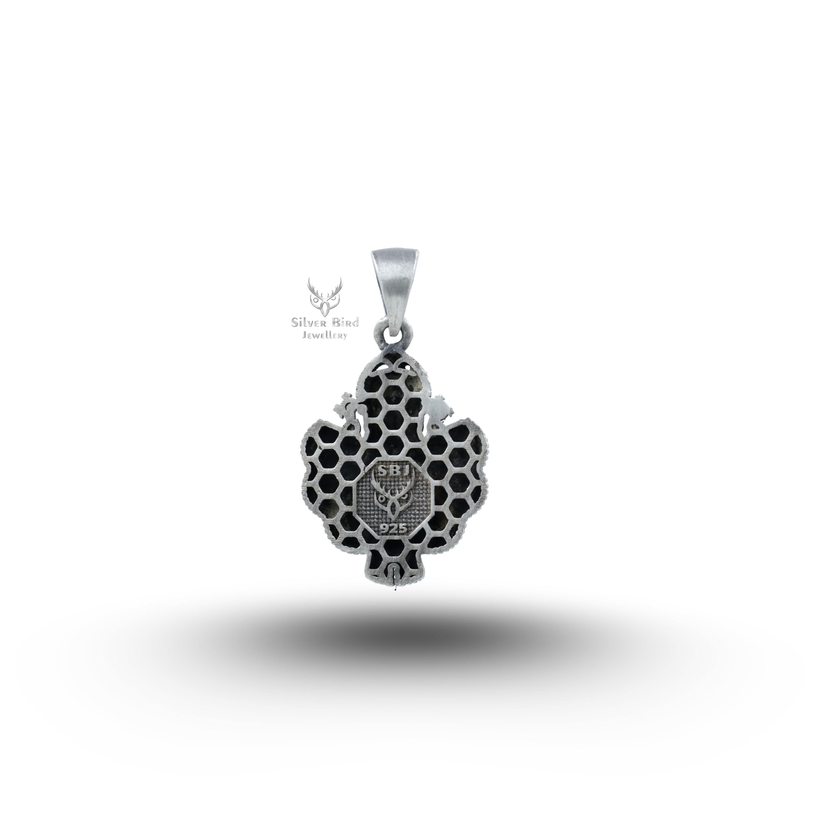 Charbhuja God 925 Sterling Silver Pendant