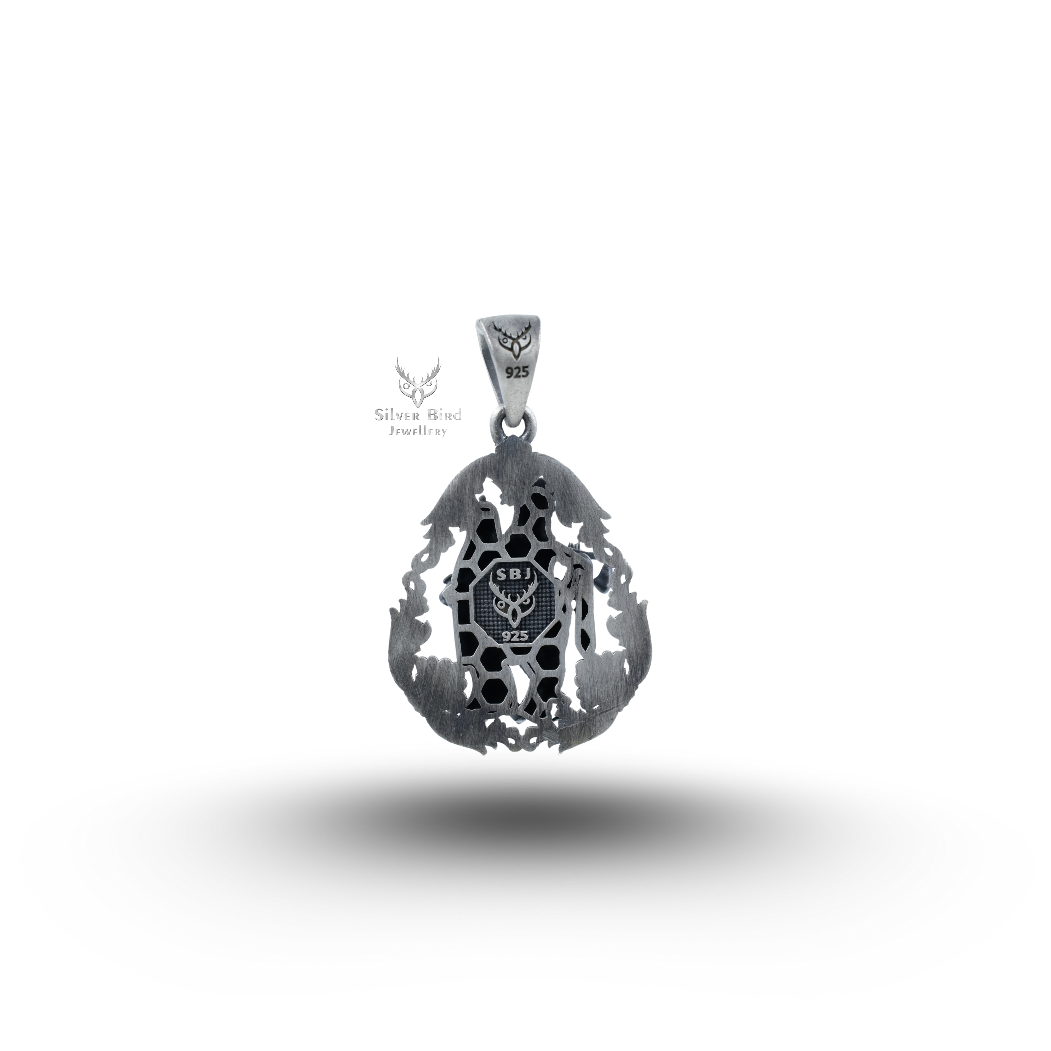 Lord Krishna Radha 925 Sterling Silver Pendant