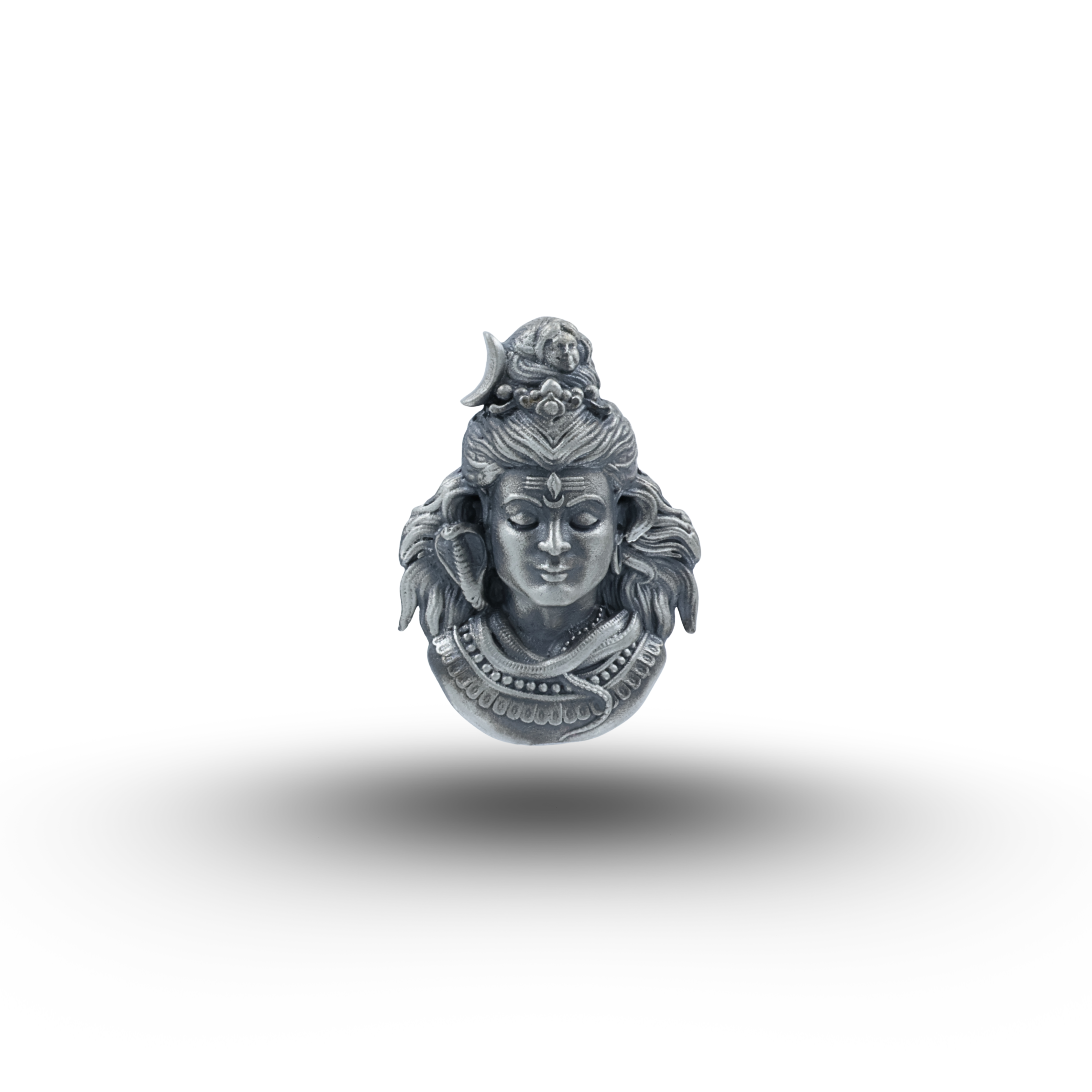 Lord Shiva  925 Sterling Silver Brooch
